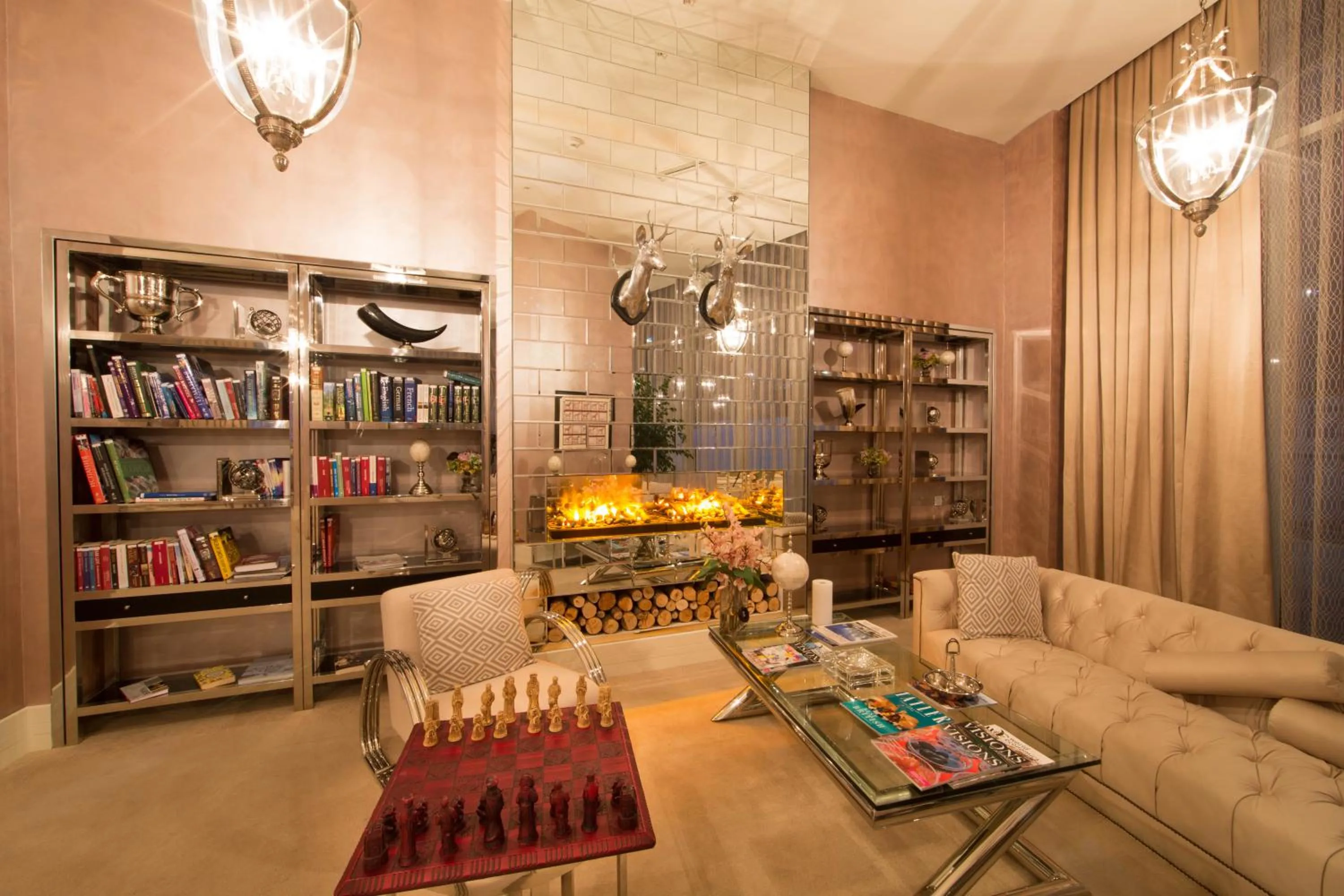 Seating area in Sahil Hotel Baku