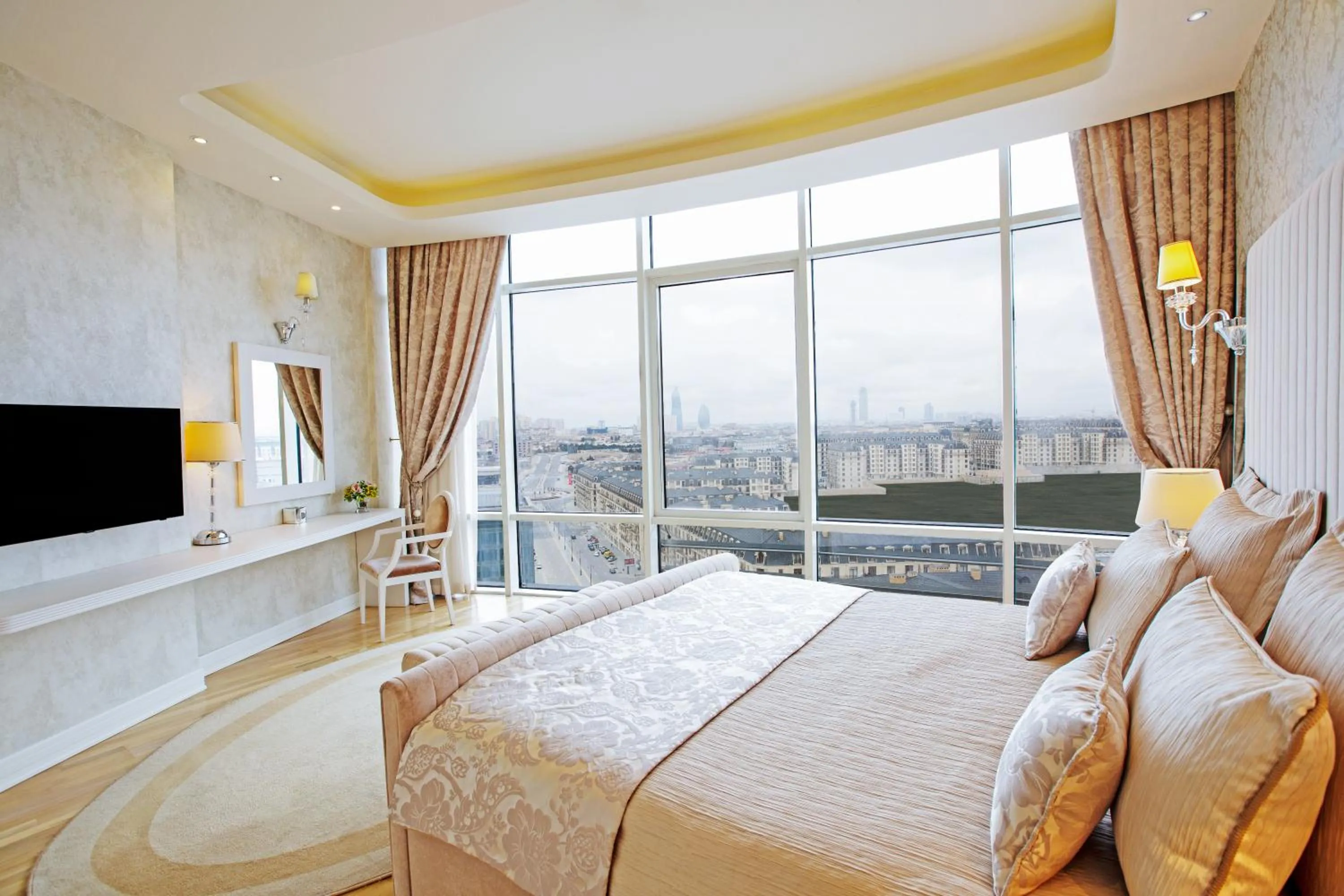 Photo of the whole room, Bed in Sahil Hotel Baku