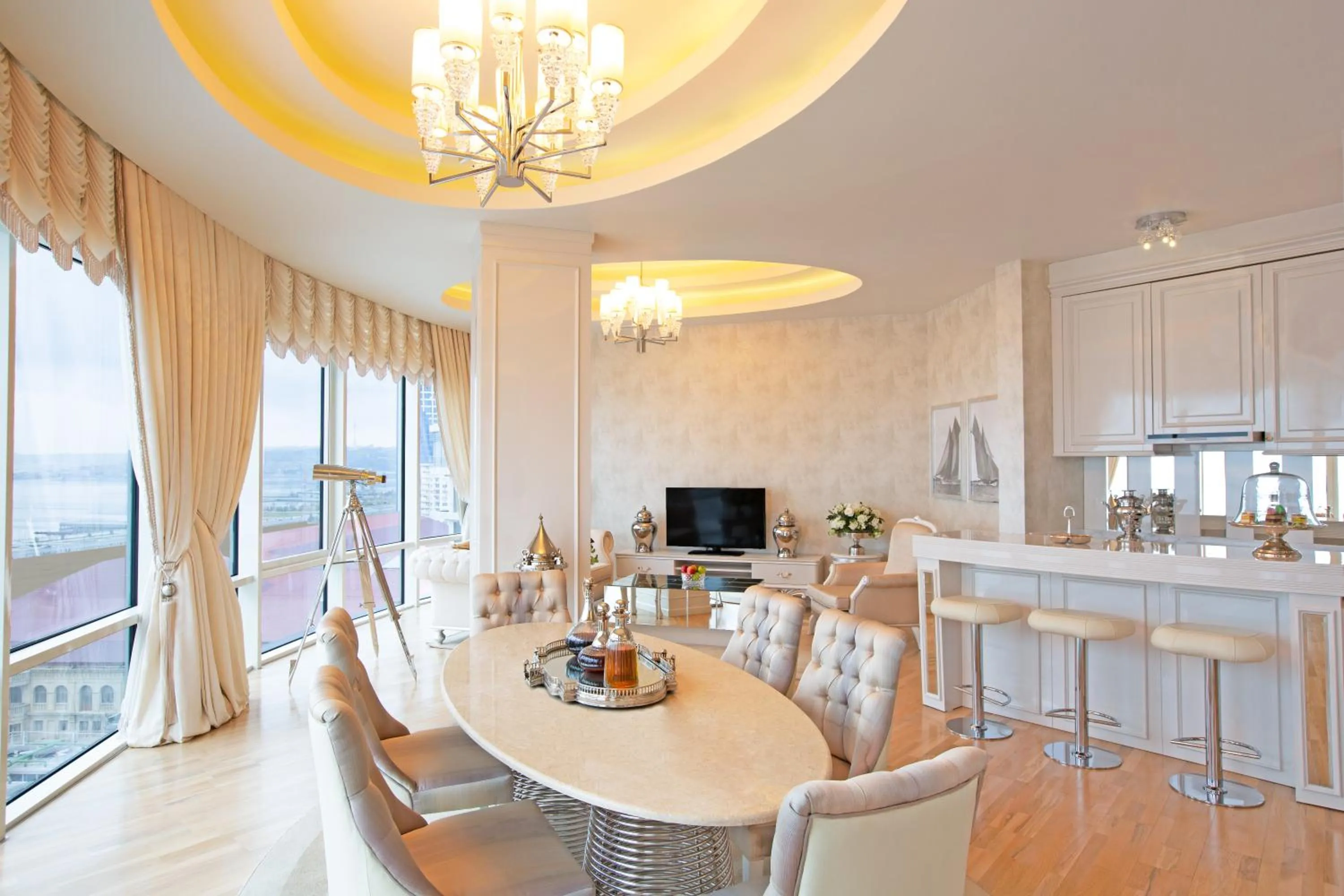 Living room in Sahil Hotel Baku