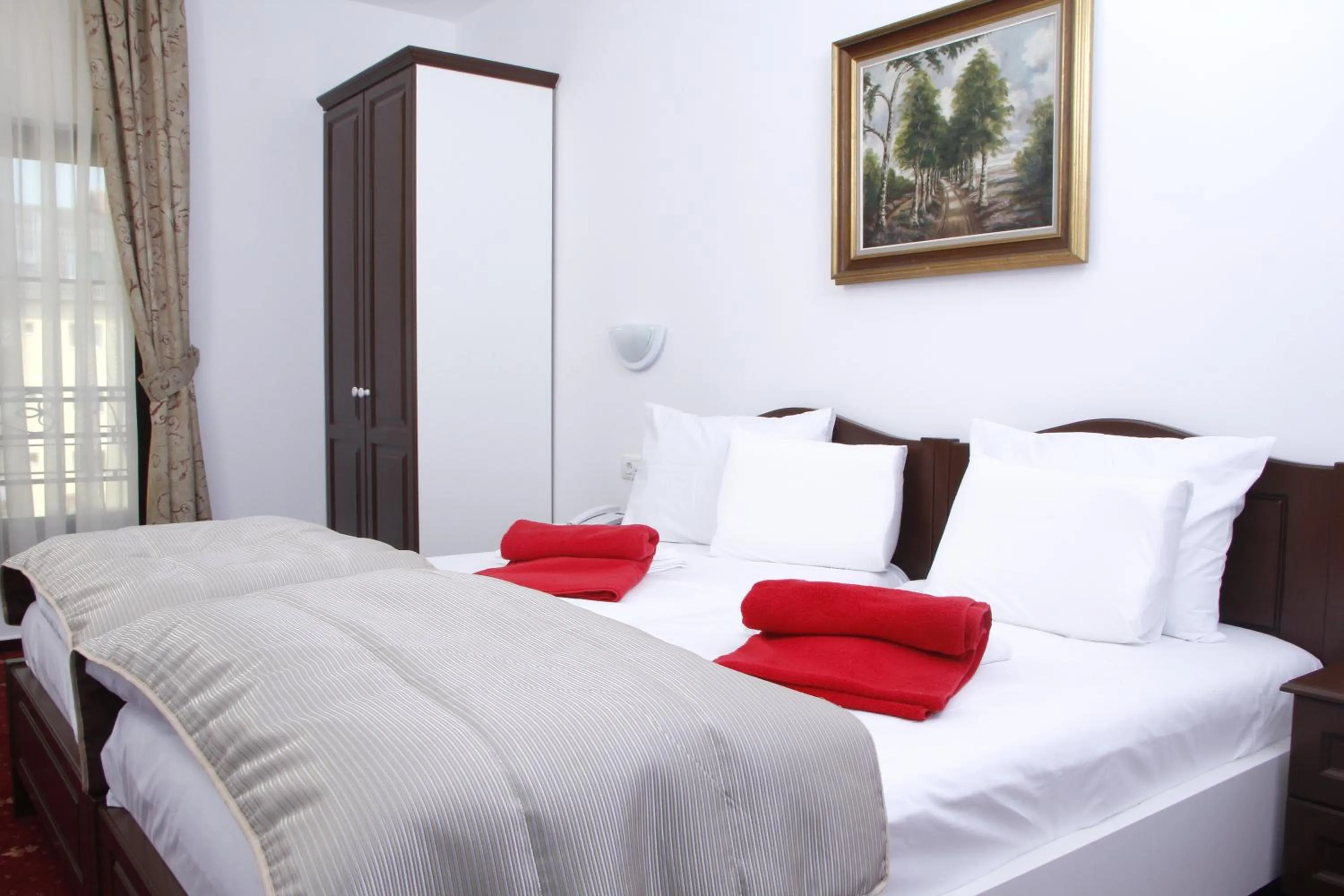 Spring, Bed in Hotel Exclusiv