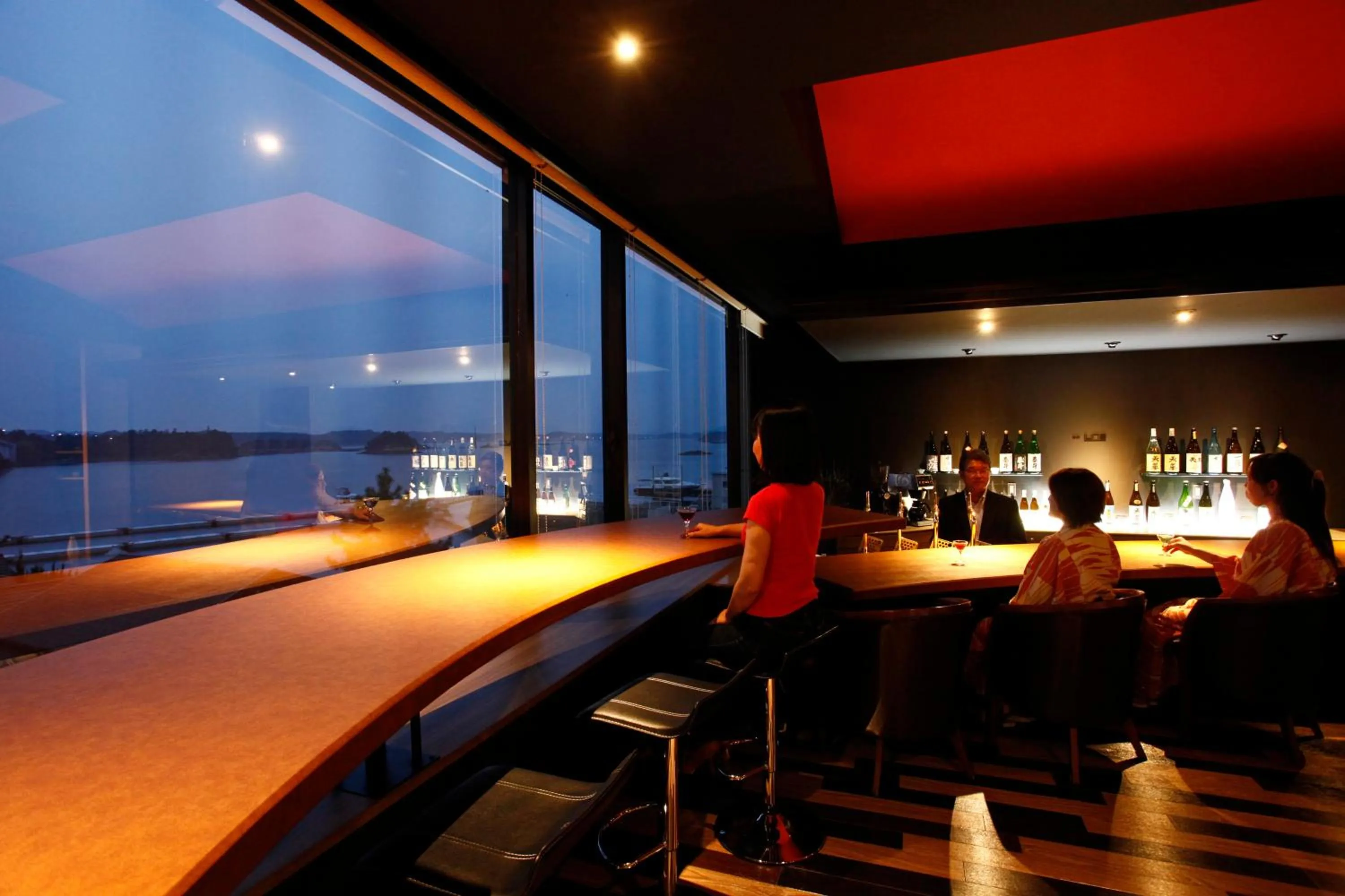 Lounge or bar in Hotel Shosenkaku Romankan