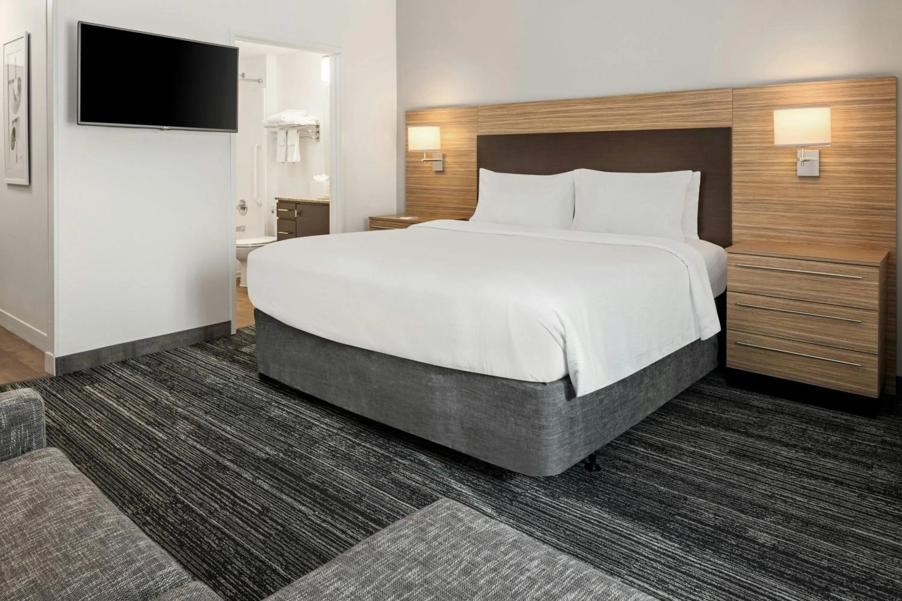 Photo of the whole room, Bed in TownePlace Suites by Marriott Minneapolis near Mall of America