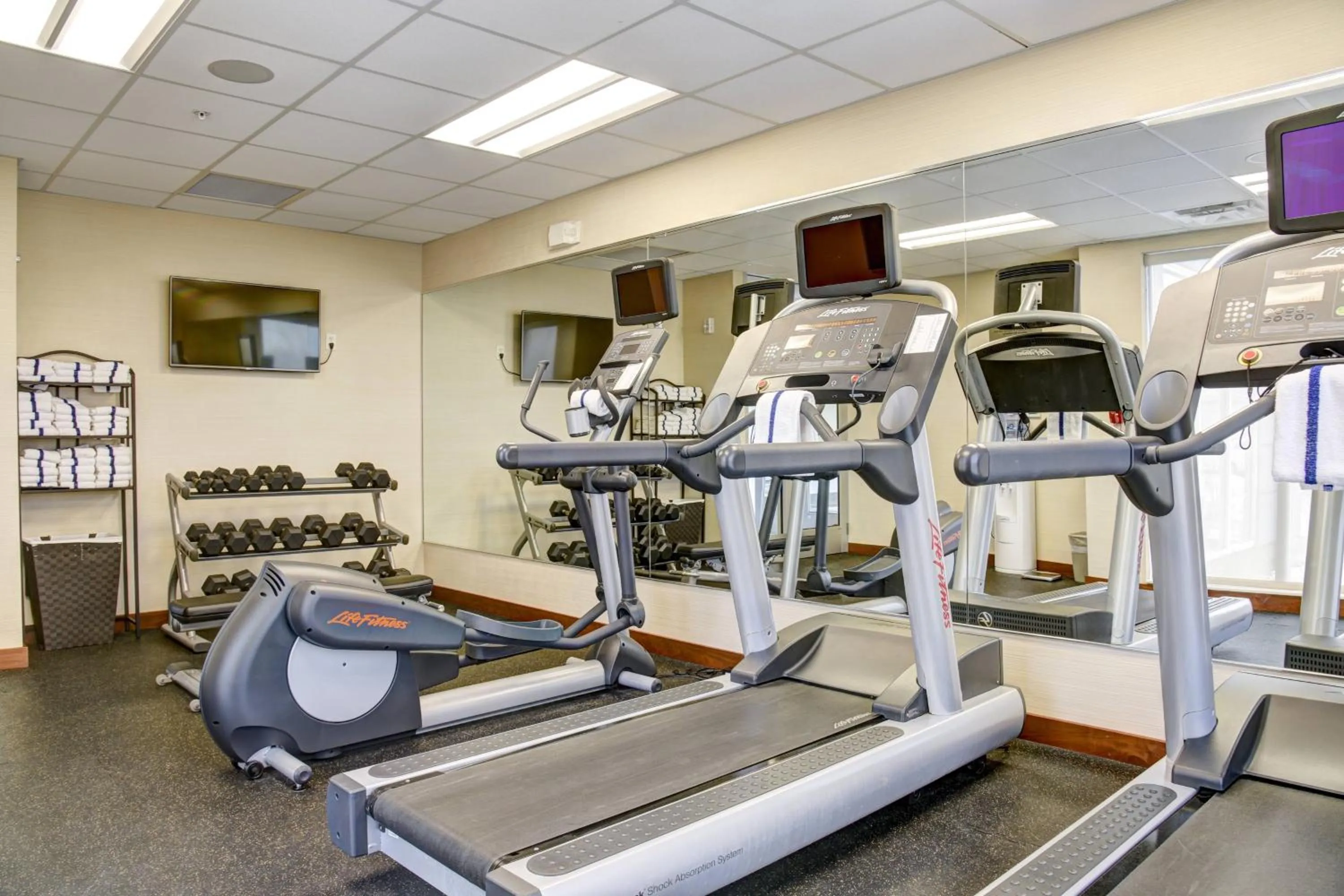 Fitness centre/facilities in Fairfield Inn & Suites by Marriott Rochester Mayo Clinic Area/Saint Marys