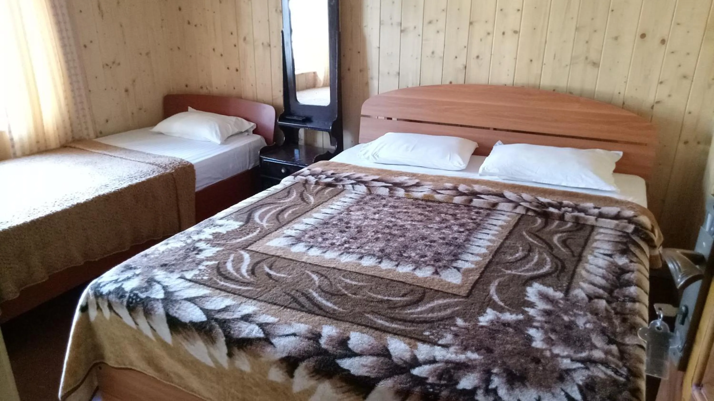 Decorative detail, Bed in Blue Moon Hotel