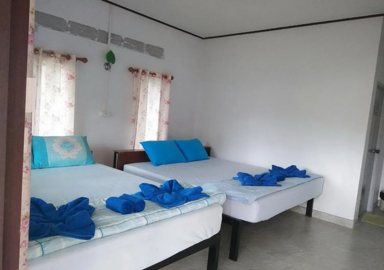 Bed in Koh Phayam Greentawan Resort