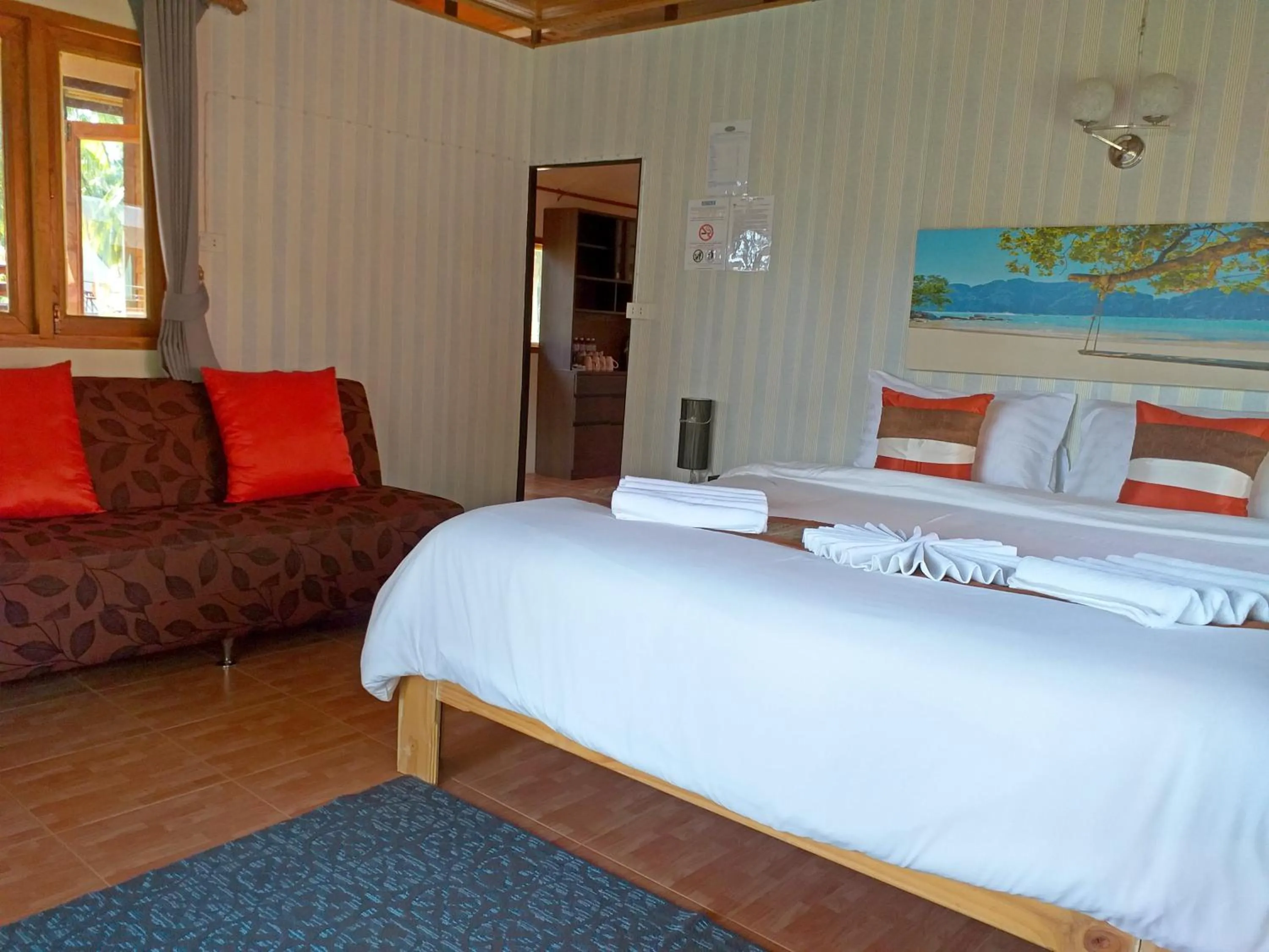 Bed in The Ford SunSet Beach Resort