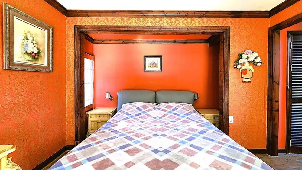 Bed in Pyeongchang Pension Dorothy