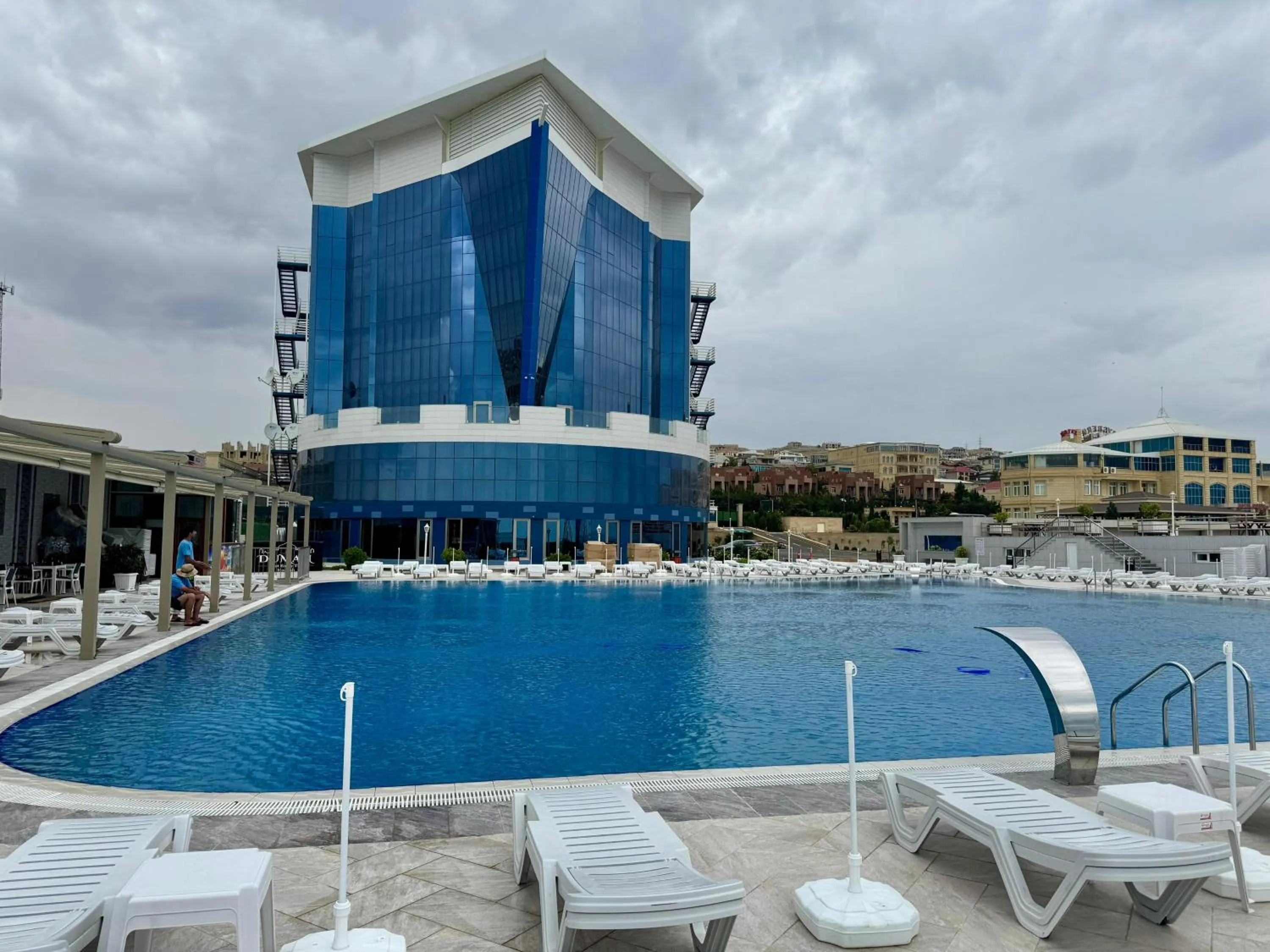 Swimming pool in Titanik Baku