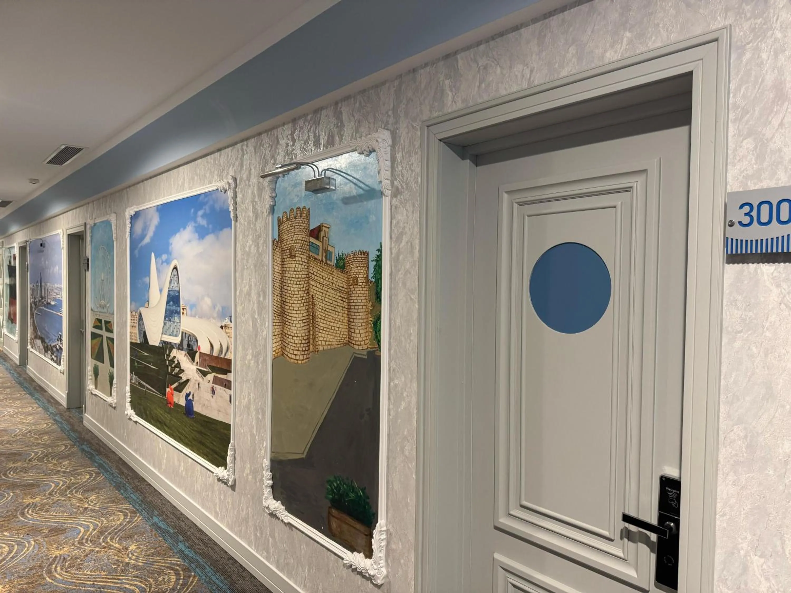 Lobby or reception in Titanik Baku