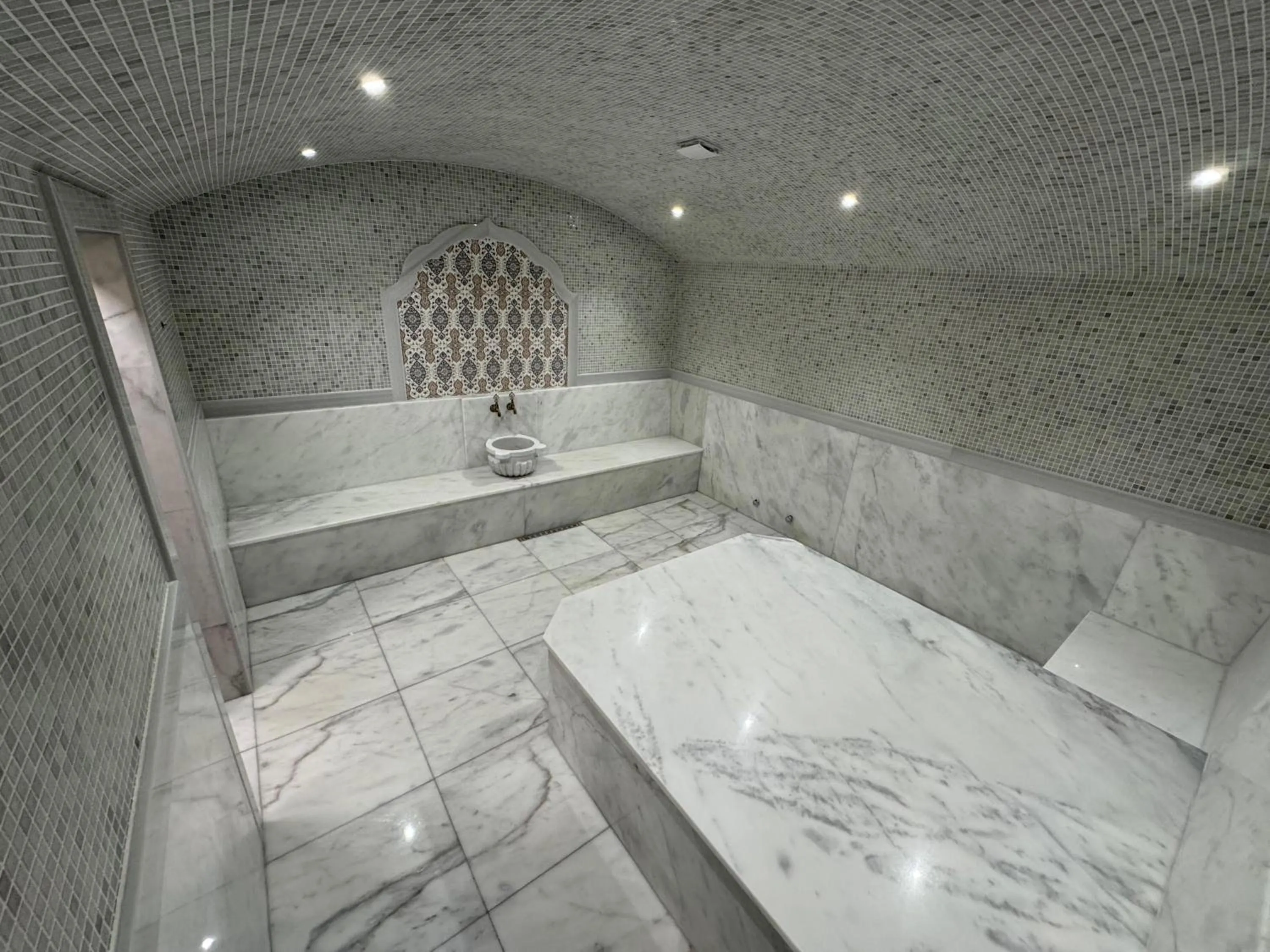 Steam room in Titanik Baku