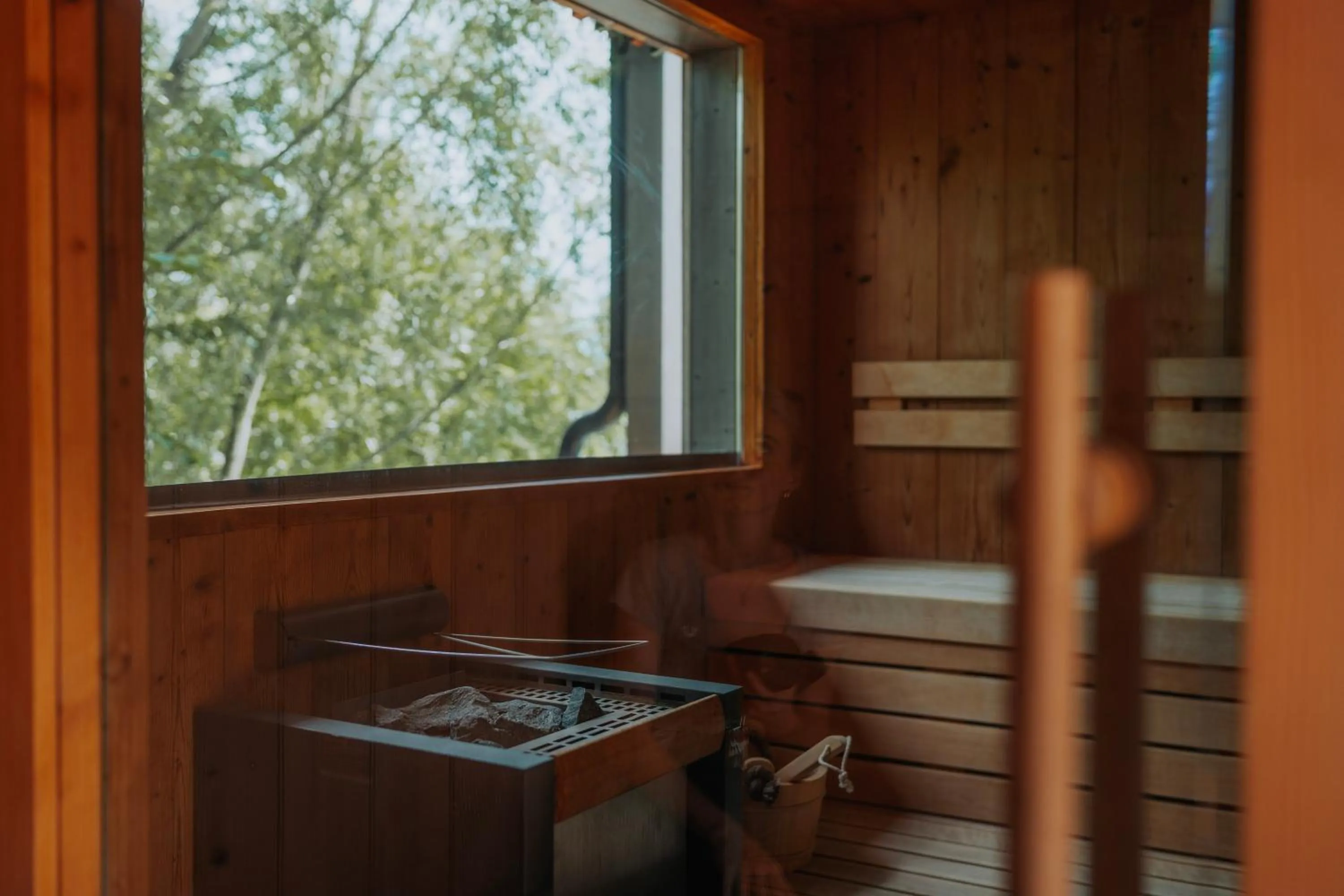 Sauna in IKUNA Naturresort