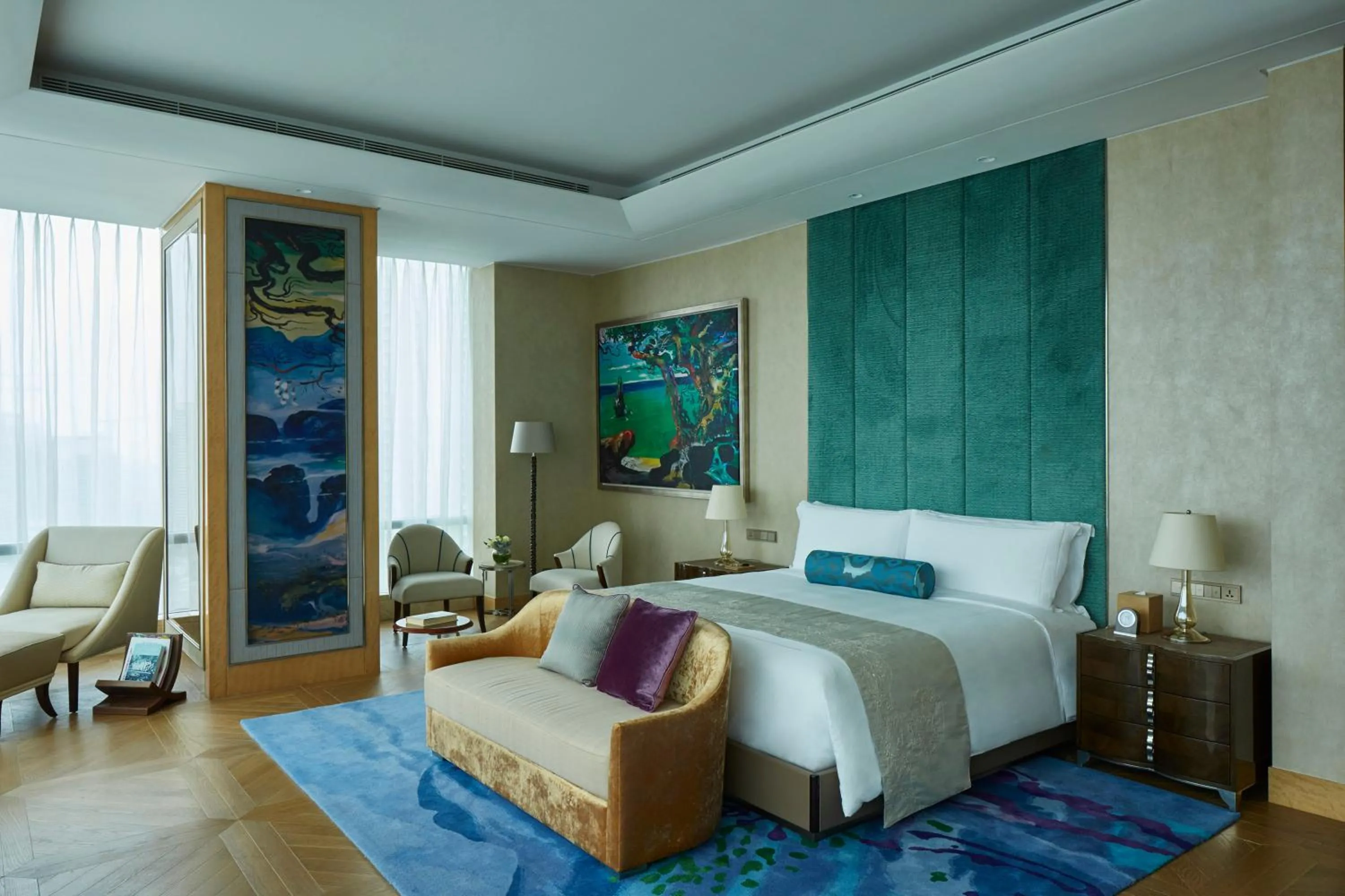 Bedroom, Bed in Raffles Jakarta