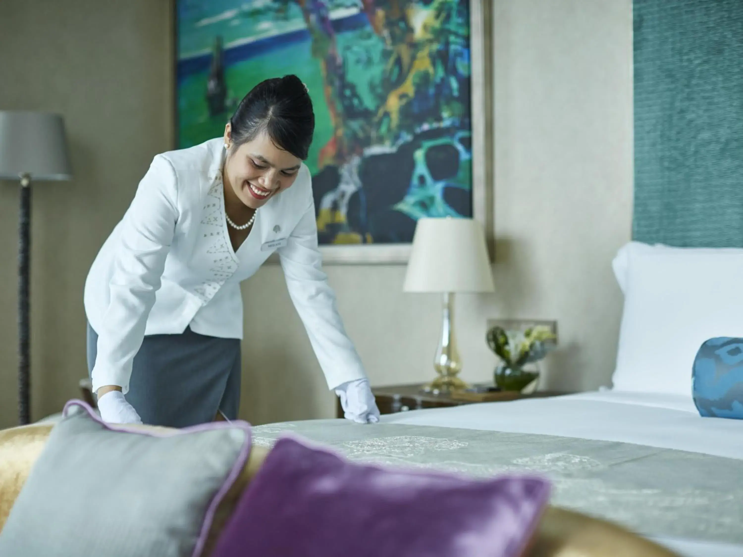 Bedroom, Bed in Raffles Jakarta Bedroom, Bed in Raffles Jakarta