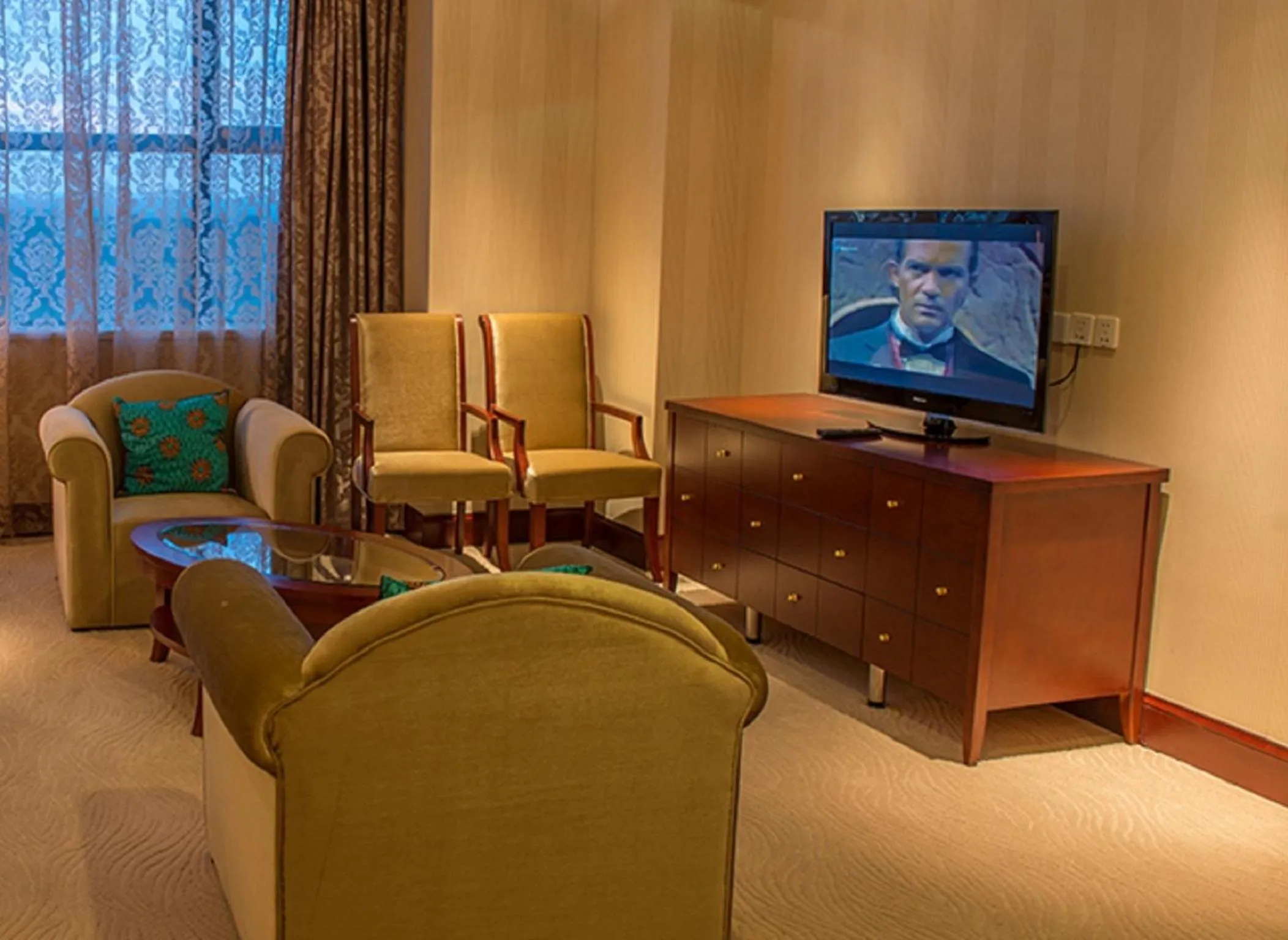 Living room in President Hotel at Umodzi Park