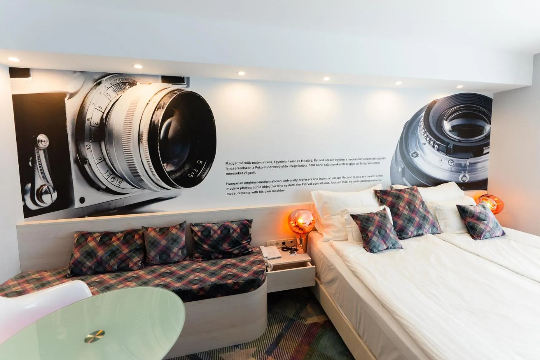 Bed in Science Hotel