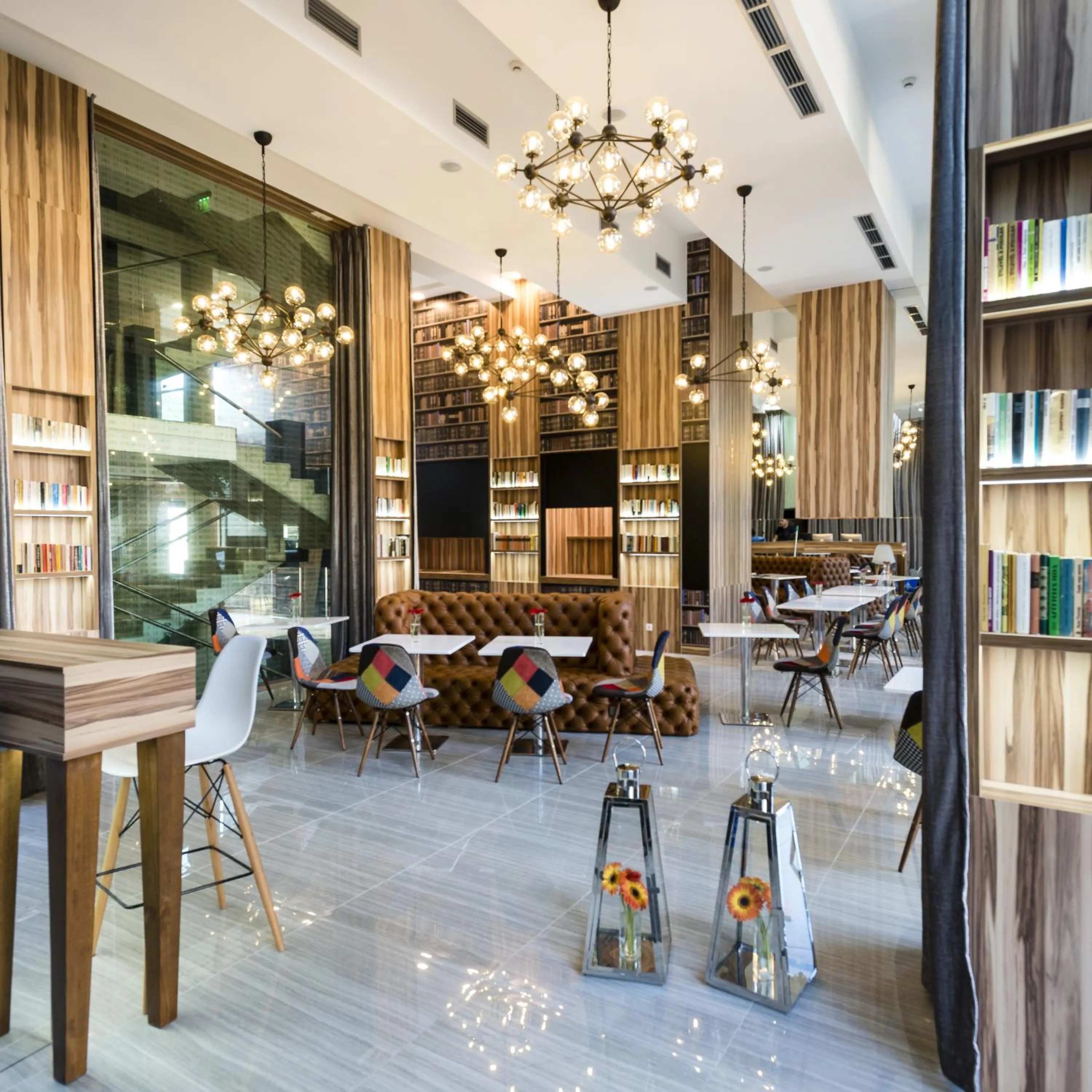 Lobby or reception in Science Hotel