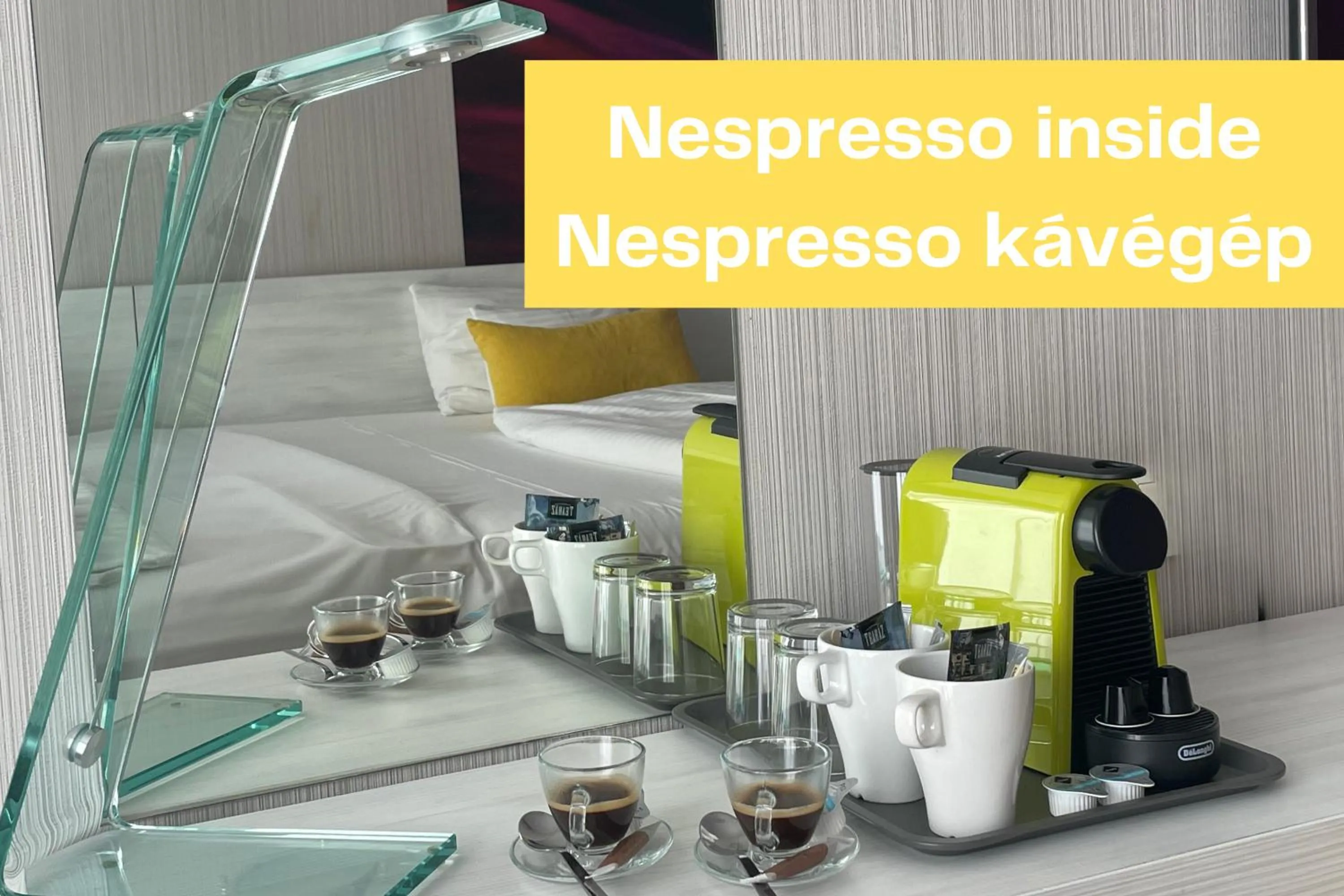 Coffee/tea facilities in Science Hotel