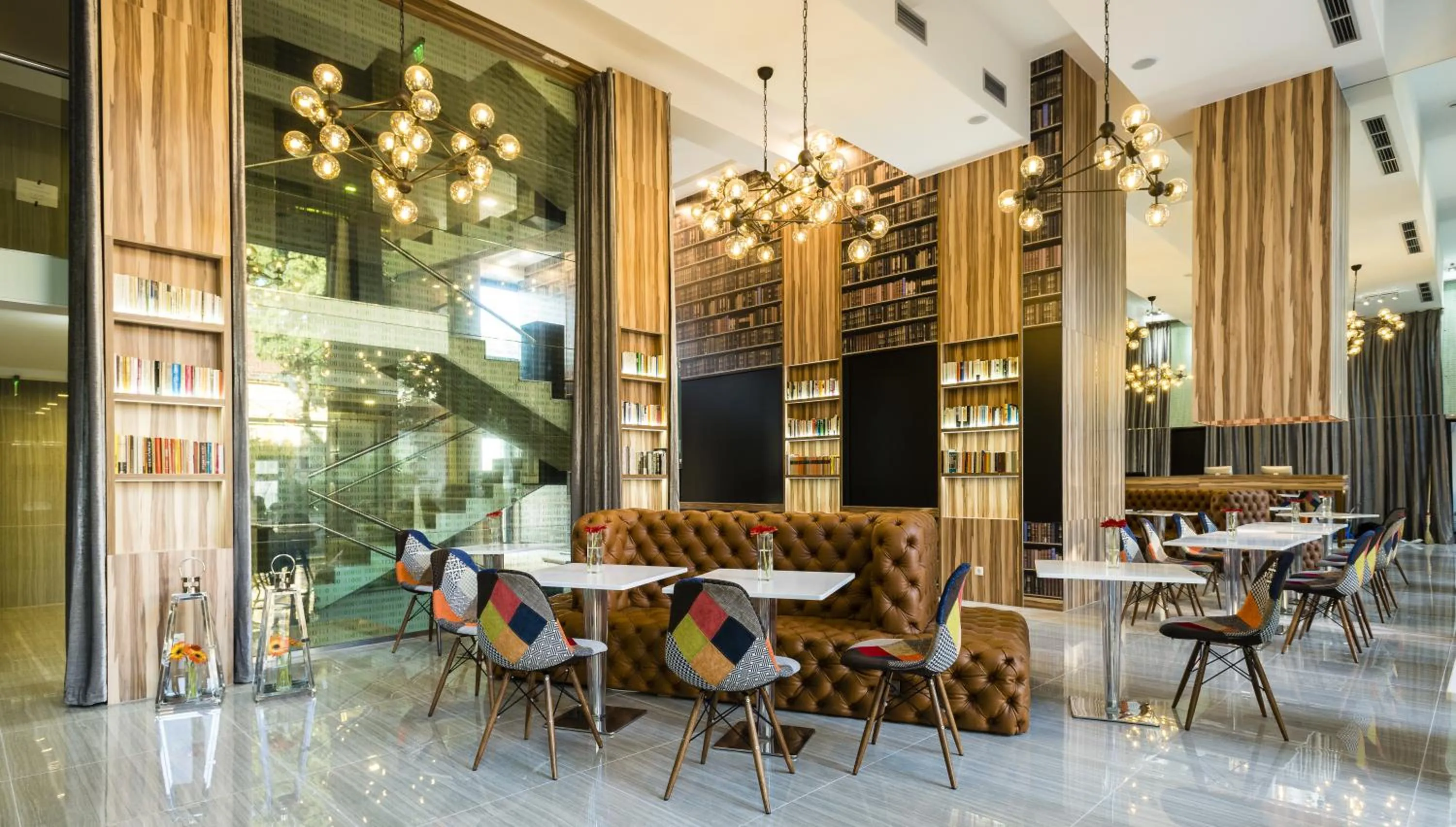 Lobby or reception in Science Hotel