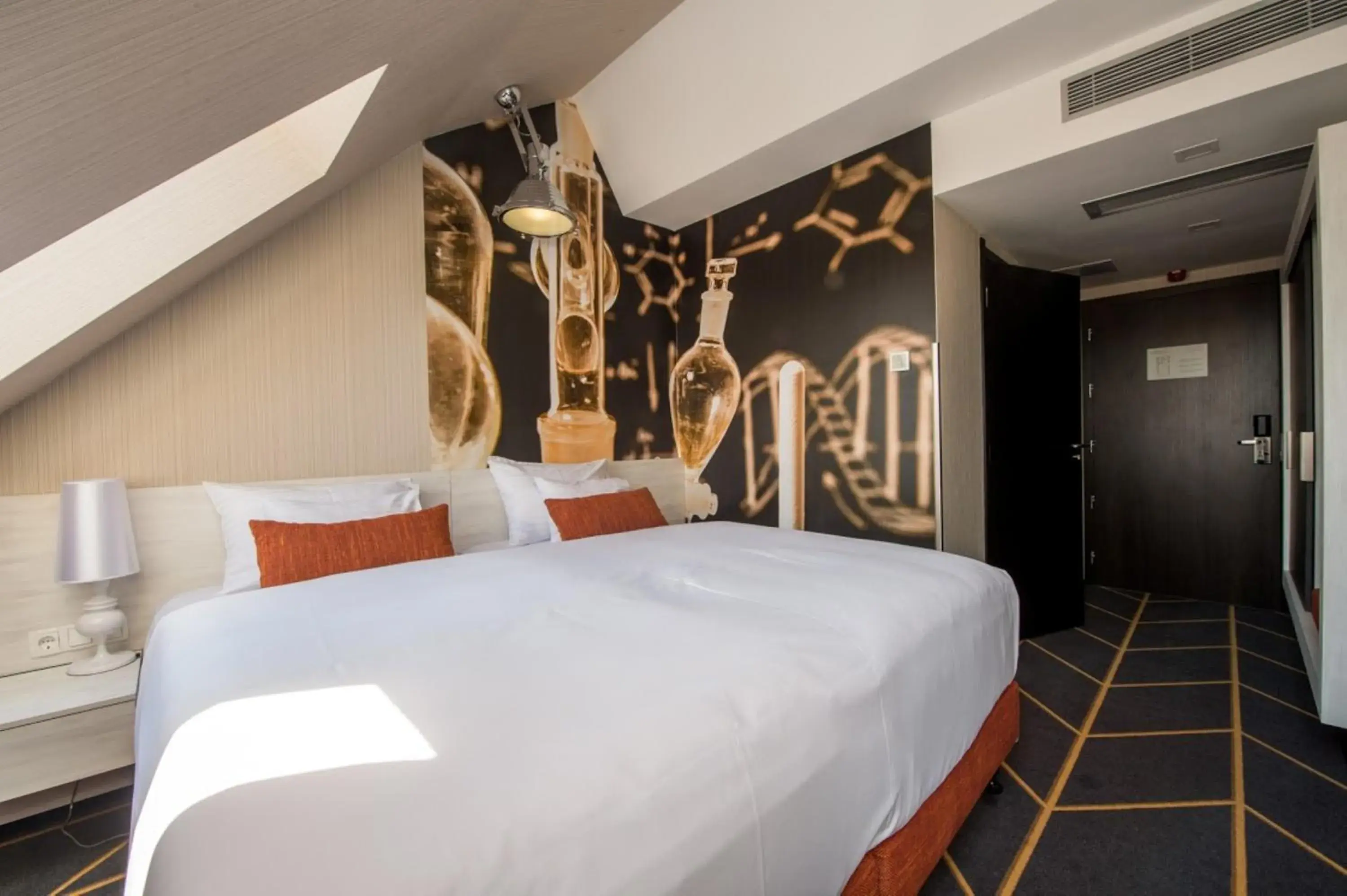 Bedroom, Bed in Science Hotel Bedroom, Bed in Science Hotel