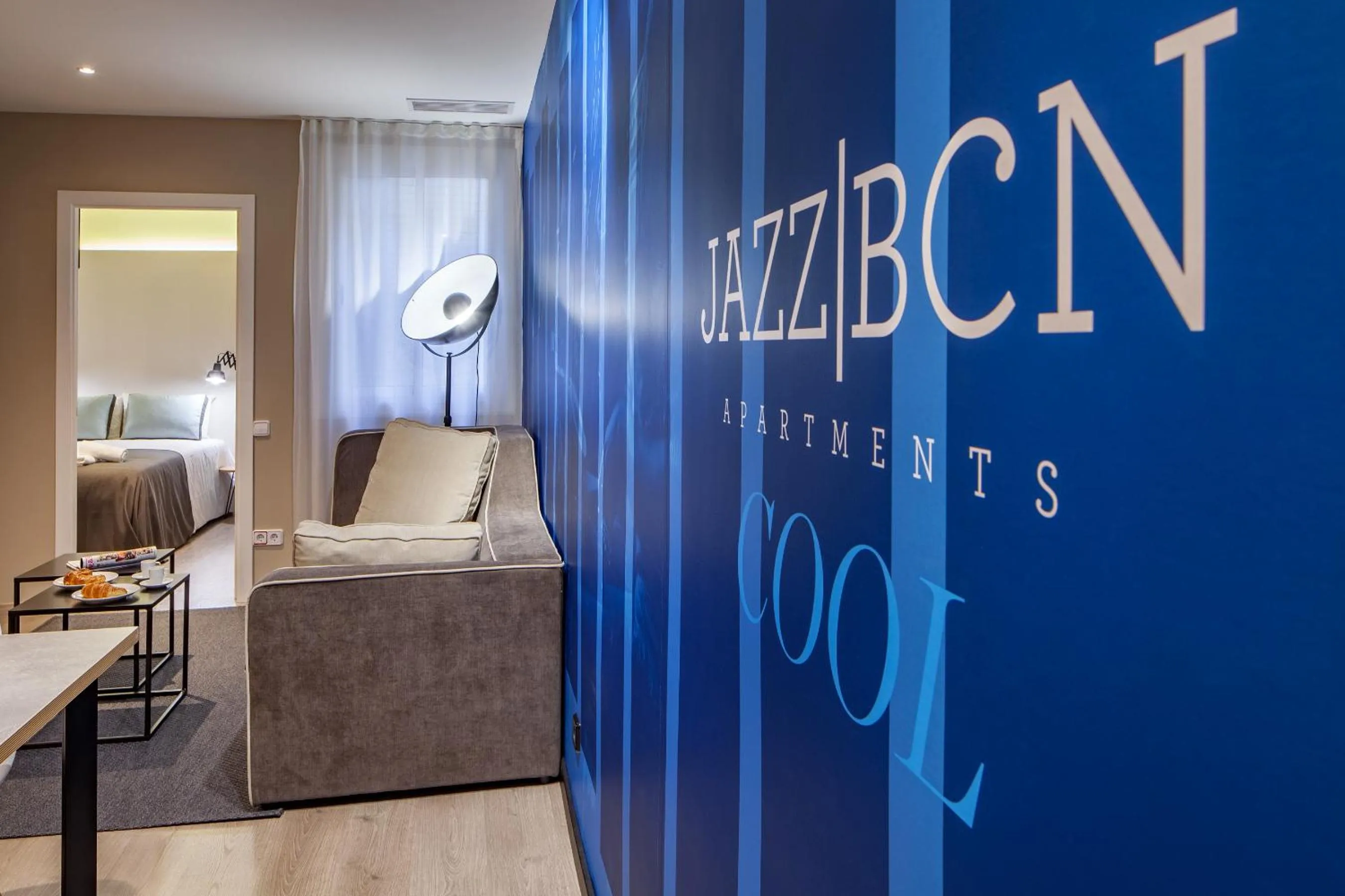 Living room in Habitat Apartments Cool Jazz