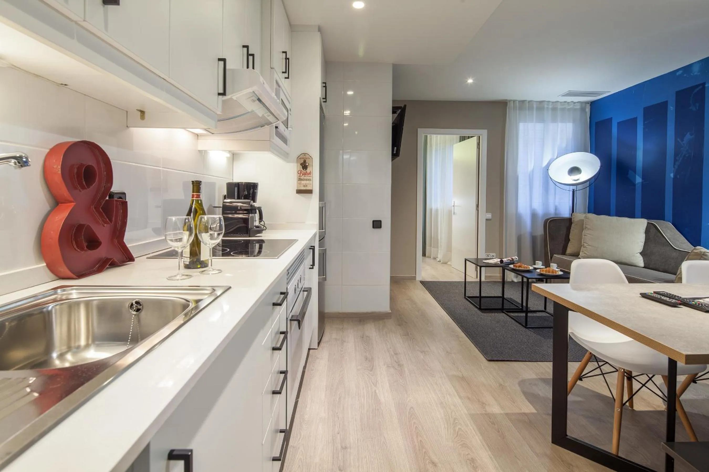 Living room in Habitat Apartments Cool Jazz