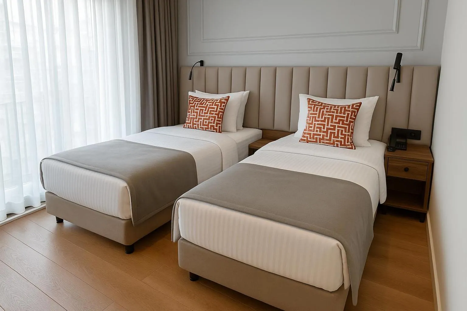 Bed in Center Port Hotel Karaköy