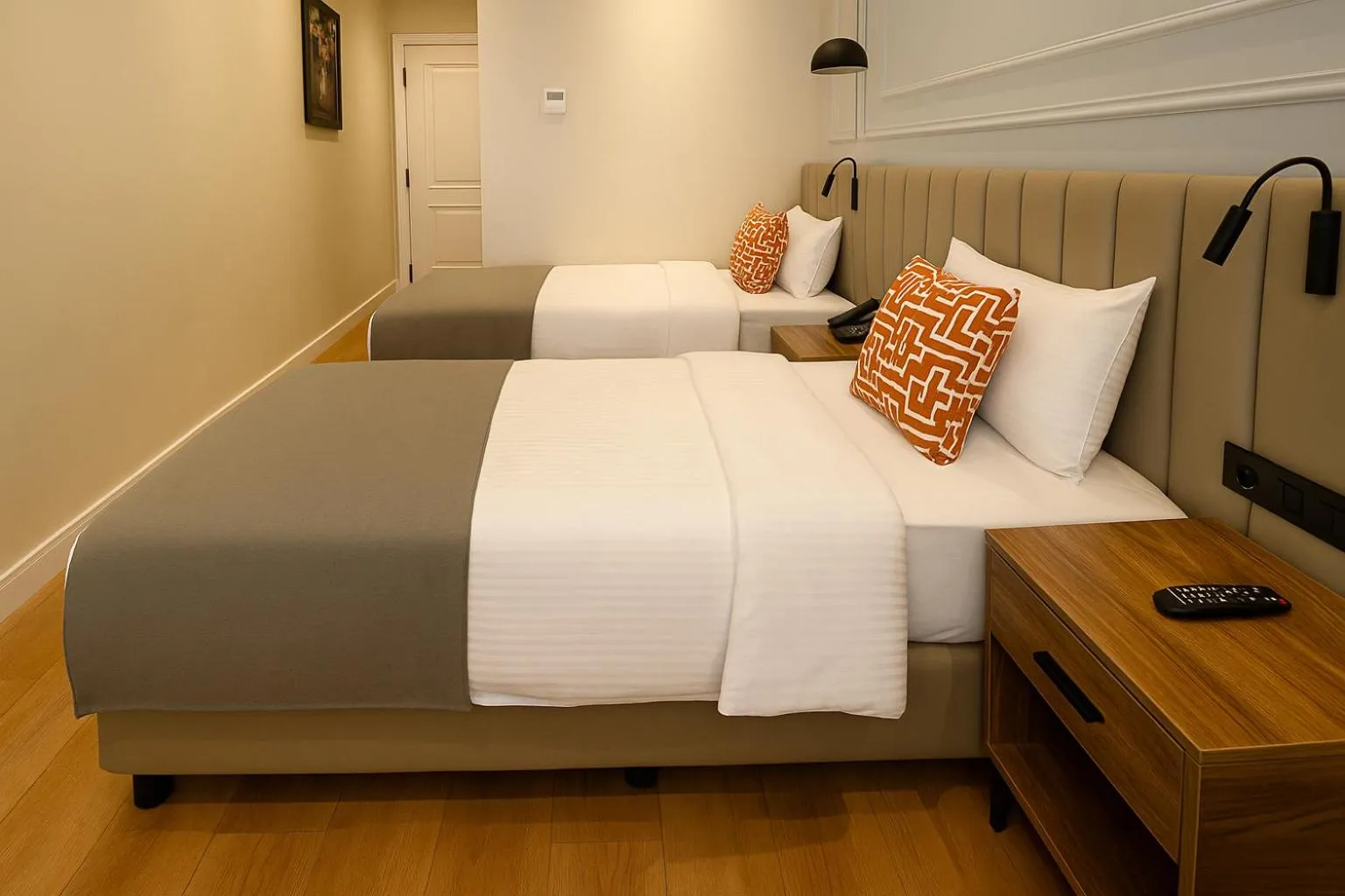 Bed in Center Port Hotel Karaköy