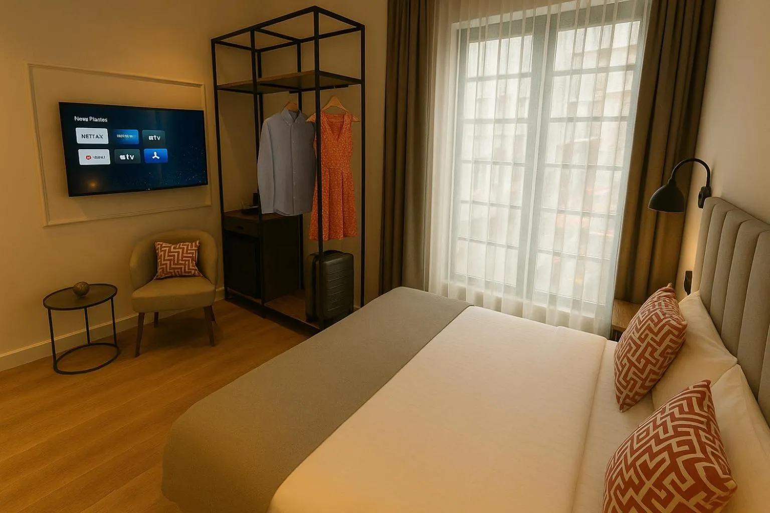 Bed in Center Port Hotel Karaköy