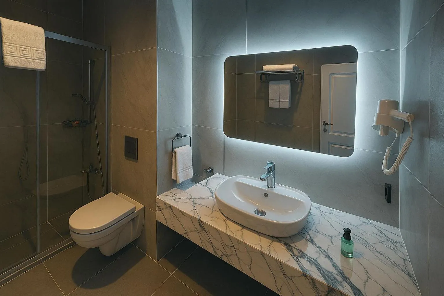 Shower in Center Port Hotel Karaköy