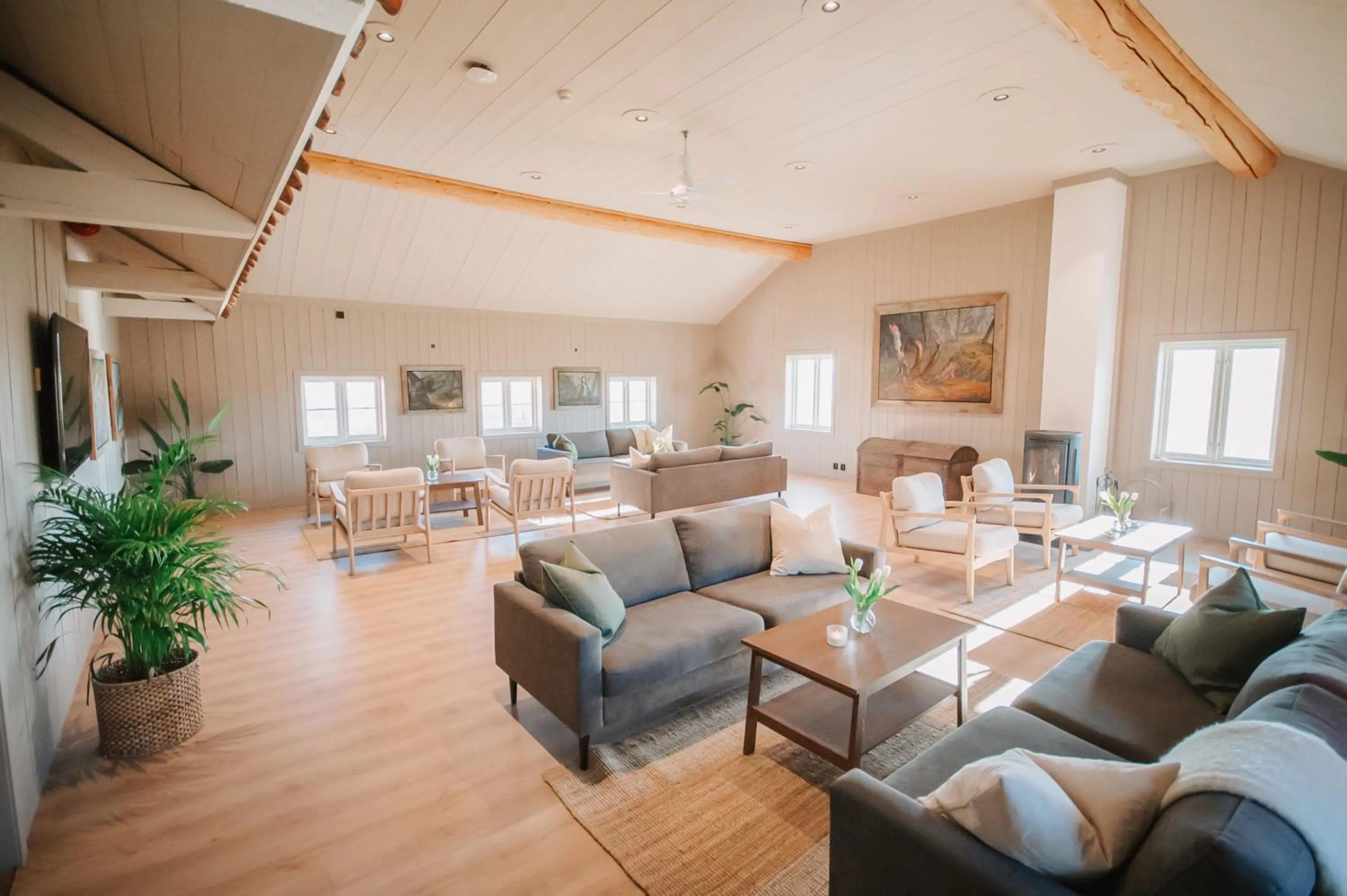 Living room in Helgaker Gård