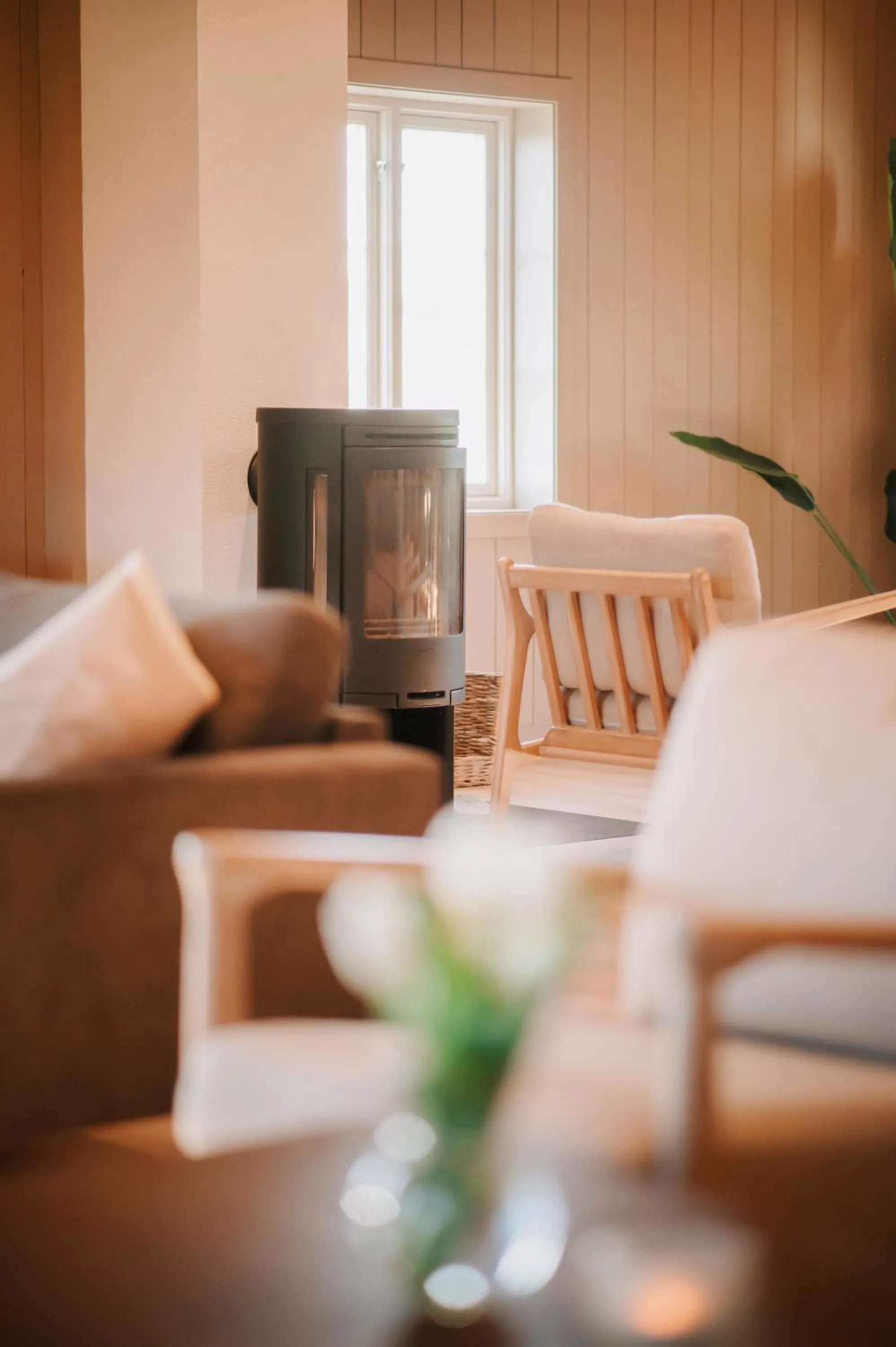 Living room in Helgaker Gård