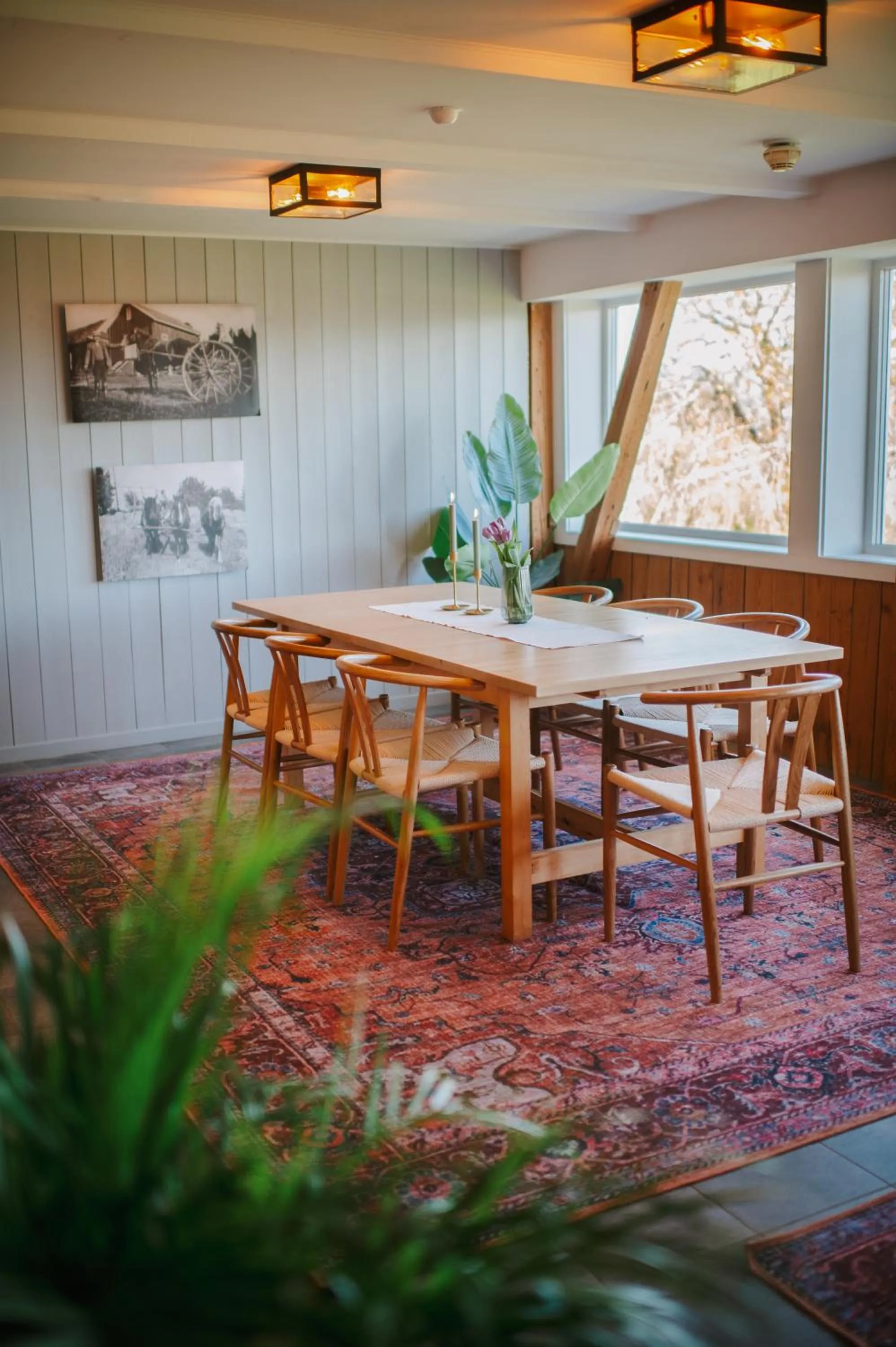 Dining area in Helgaker Gård