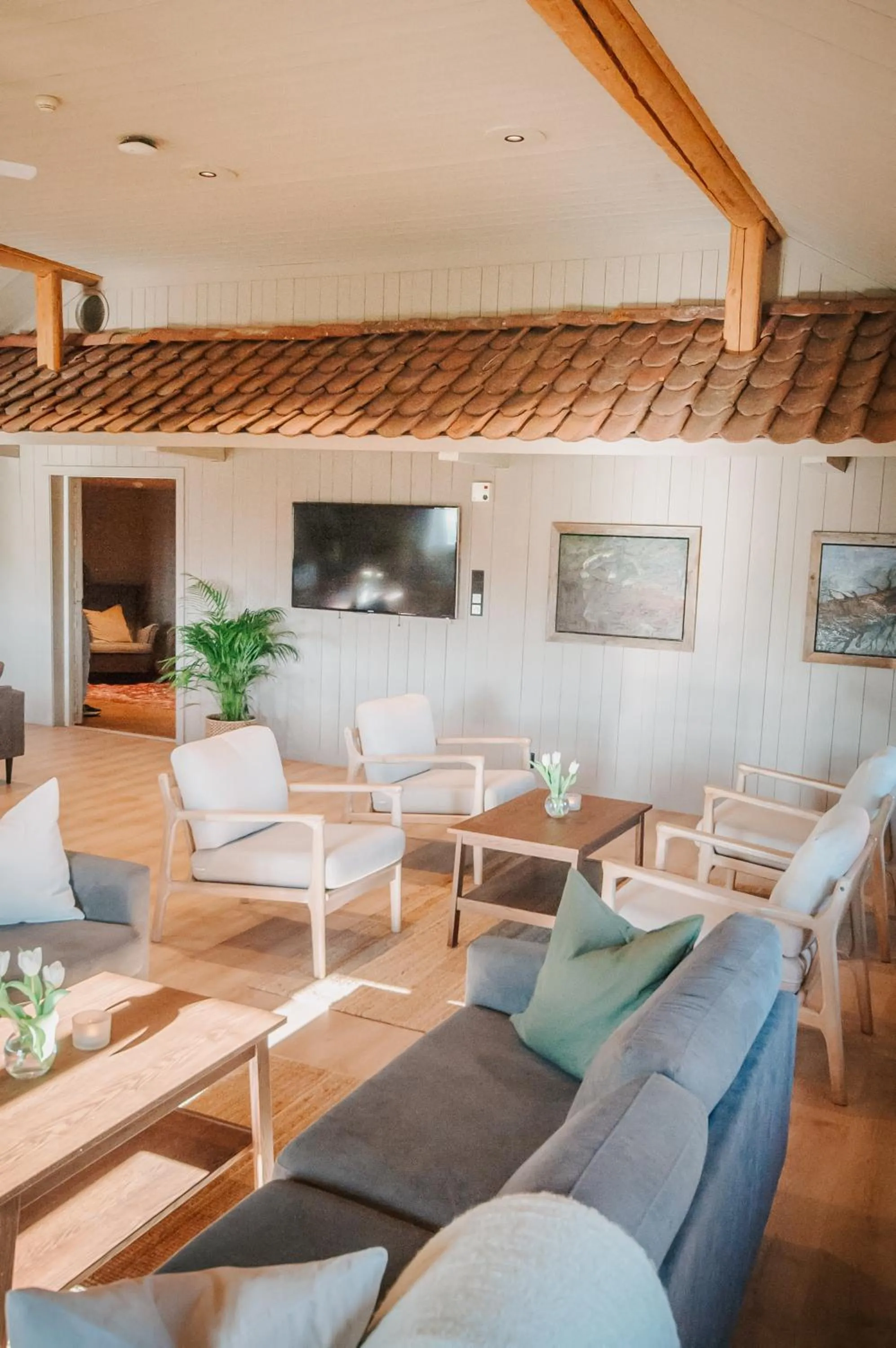 Living room in Helgaker Gård