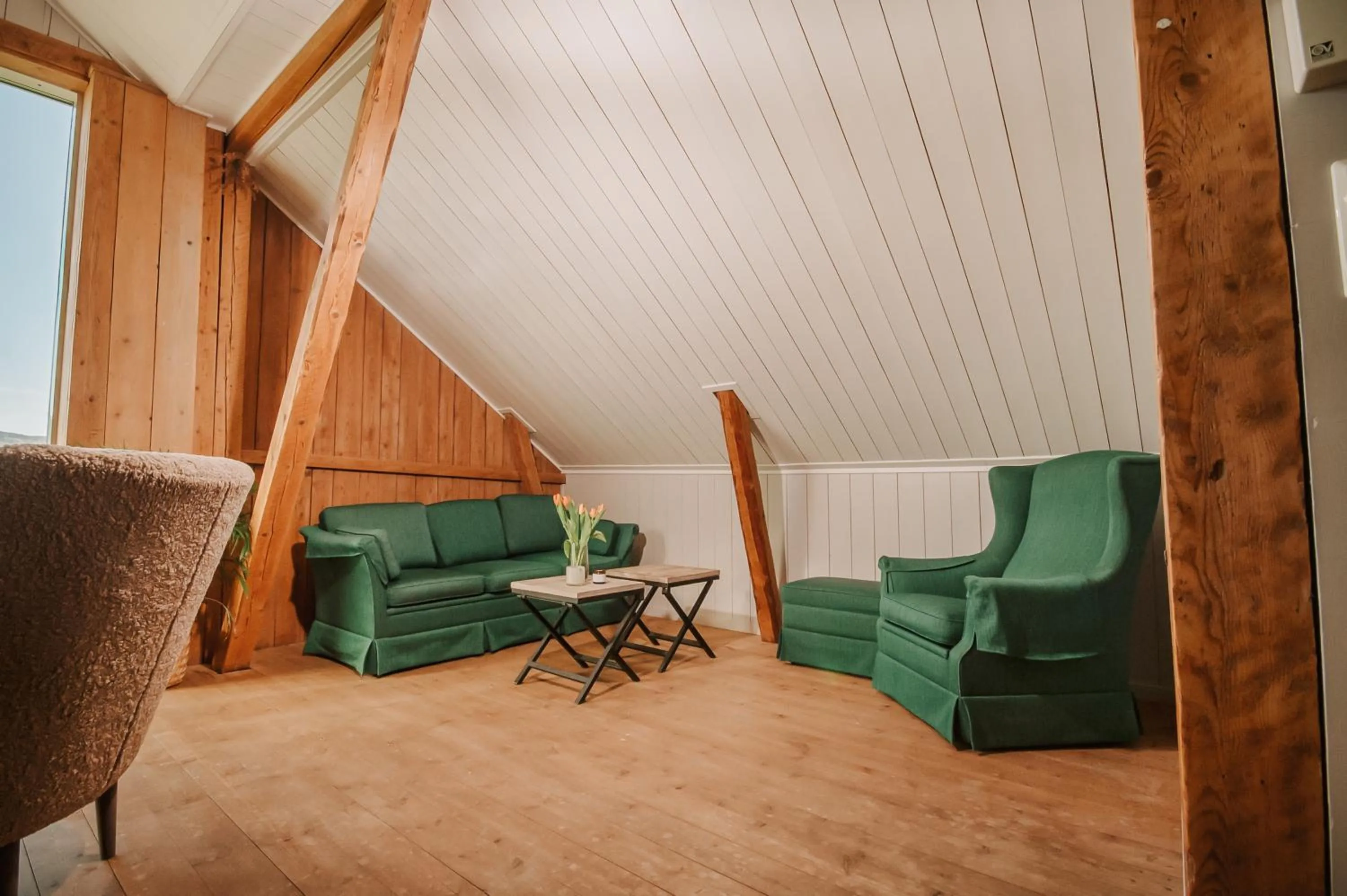 Living room in Helgaker Gård