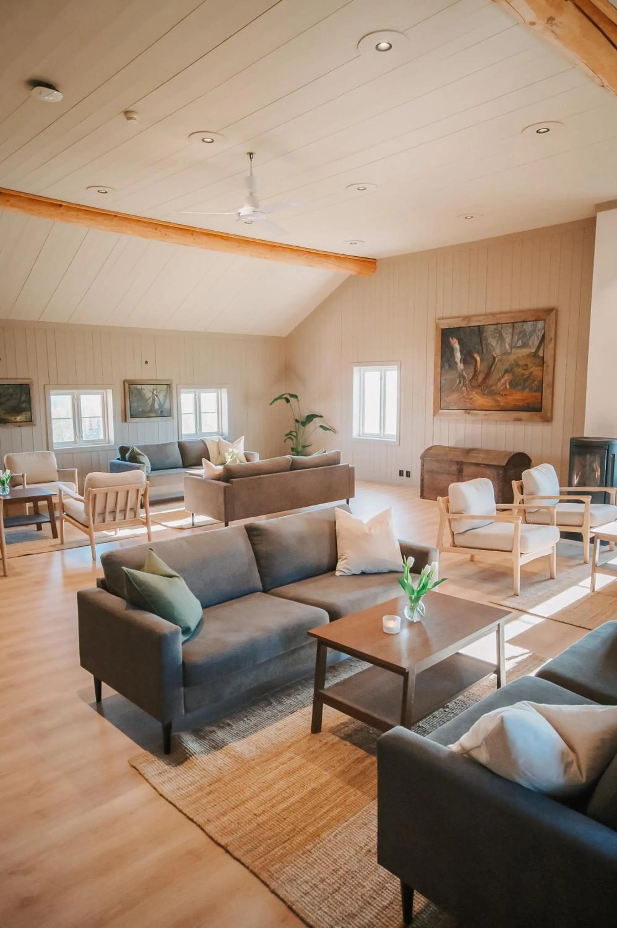 Living room in Helgaker Gård