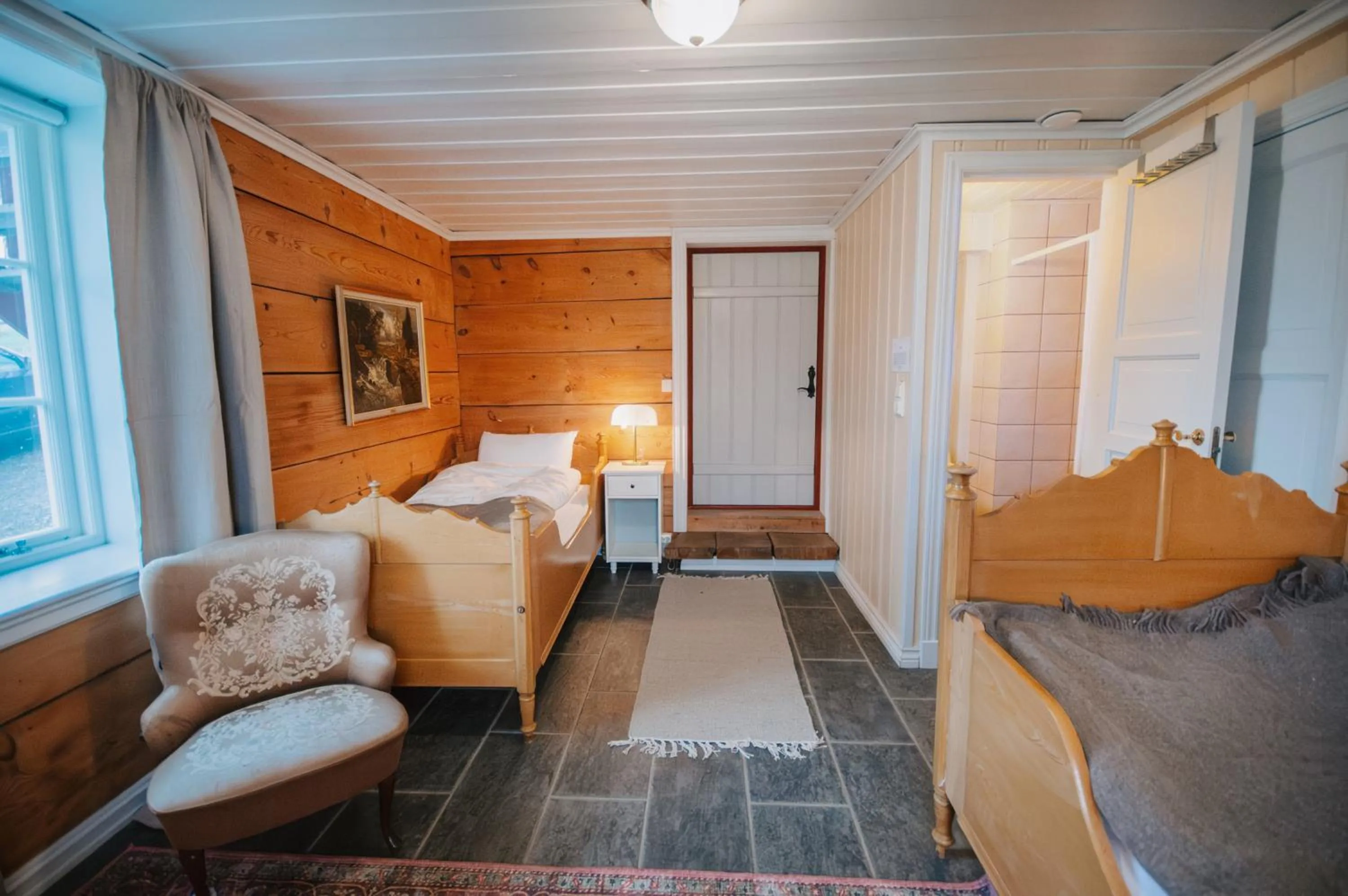 Photo of the whole room, Bed in Helgaker Gård