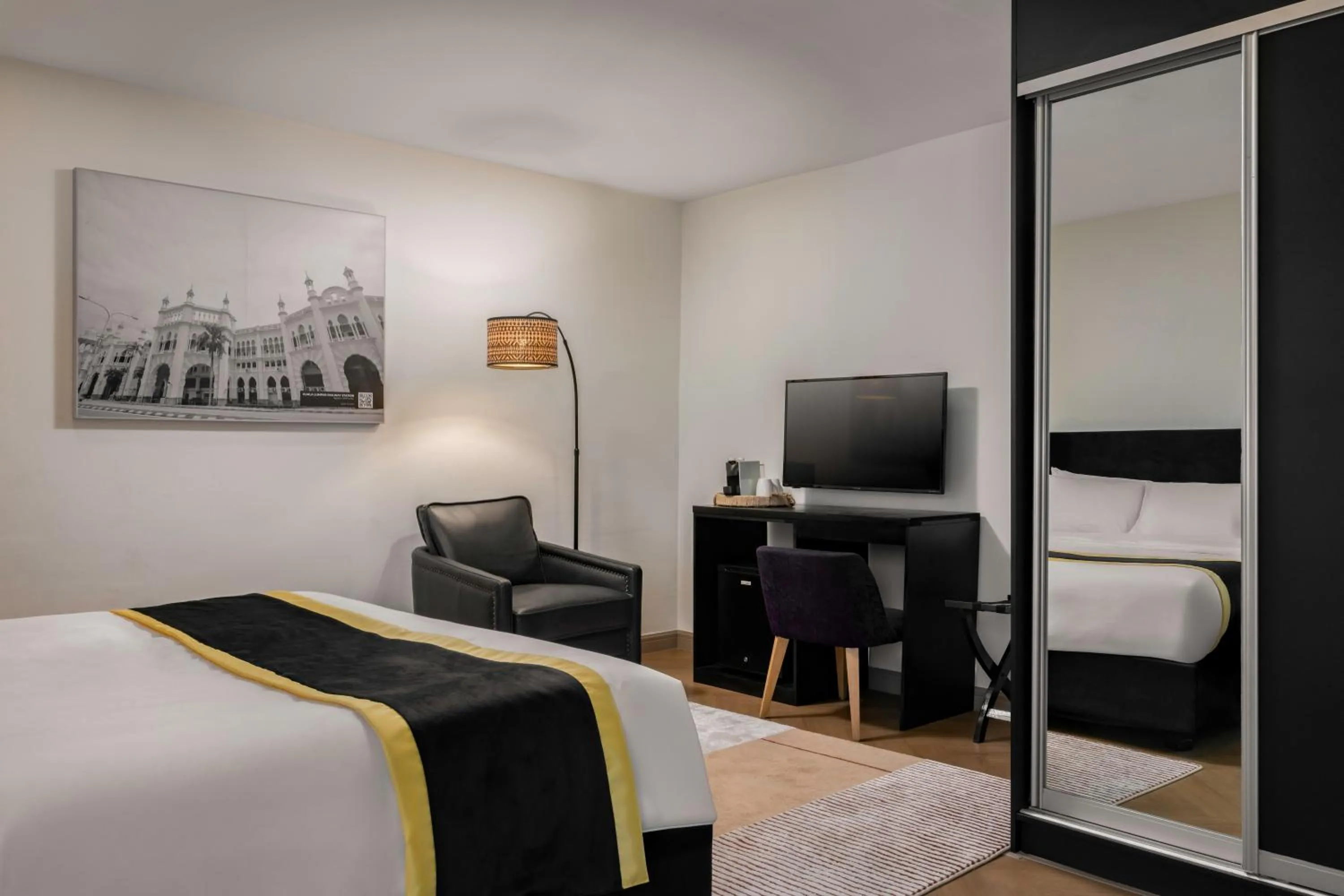 Bed in BRYQS Hotel KL Sentral