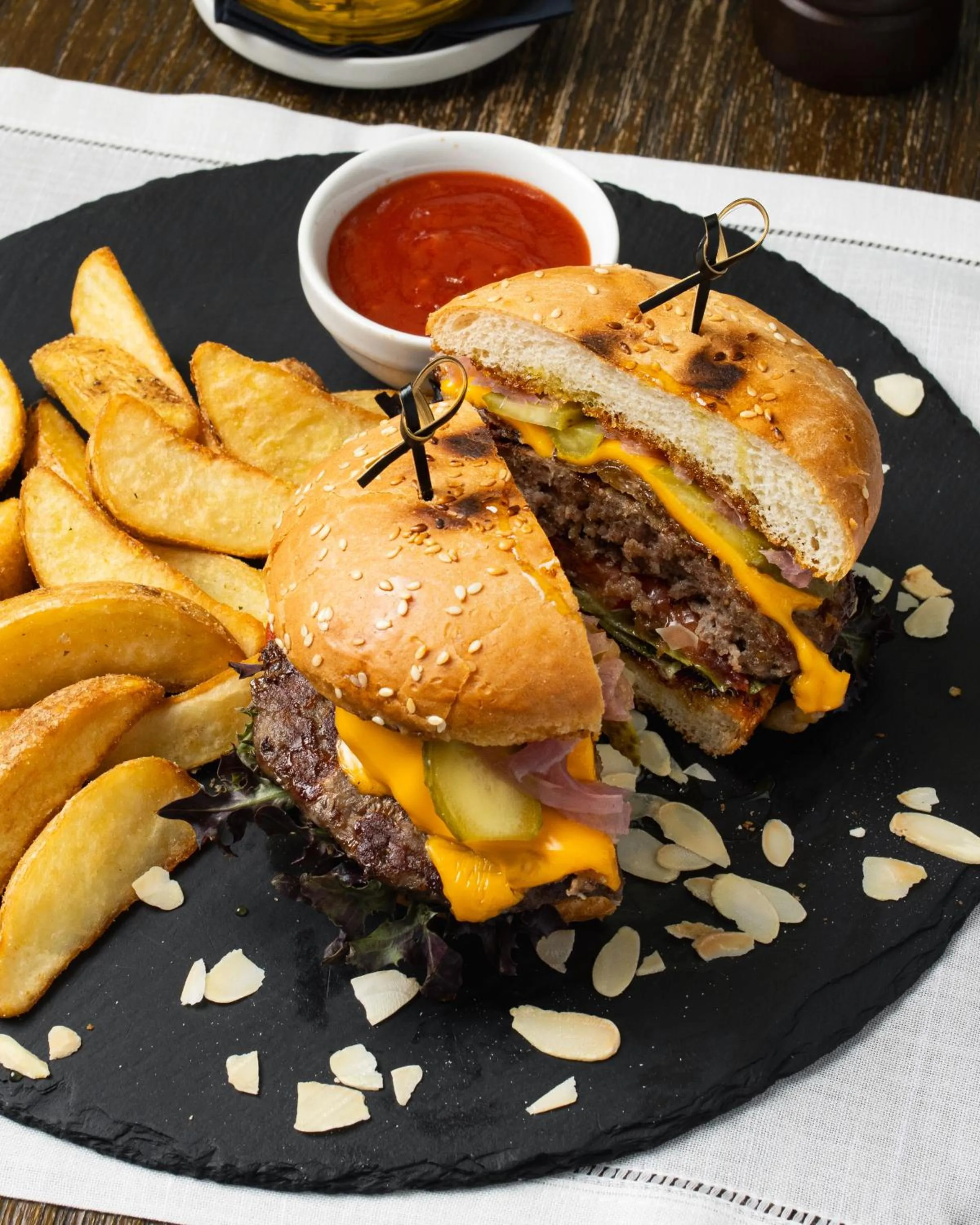 Food close-up in Envoy Hotel