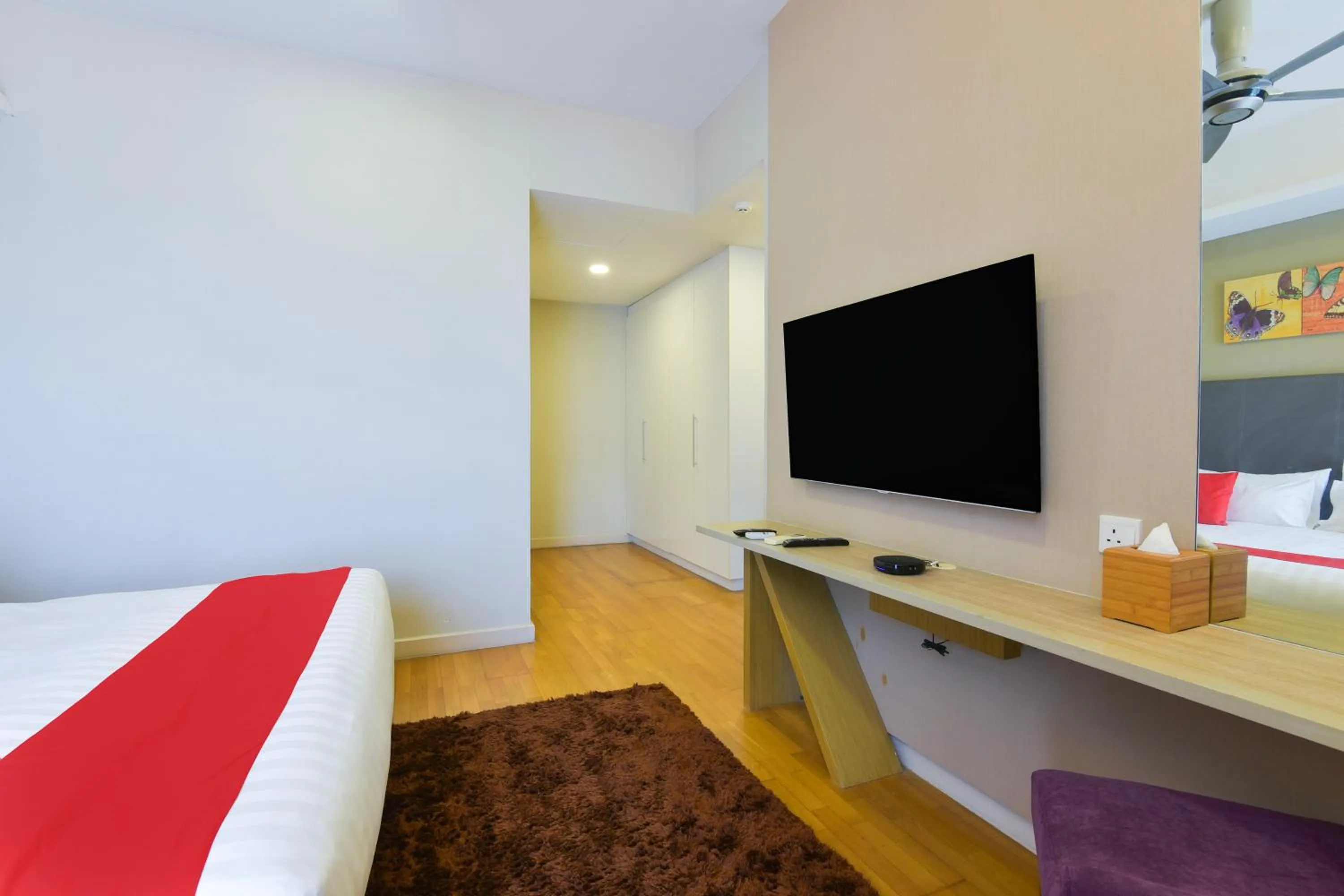 Bedroom, Bed in Sunday Hotel Near Petronas Twin Tower Formerly Suasana Suites