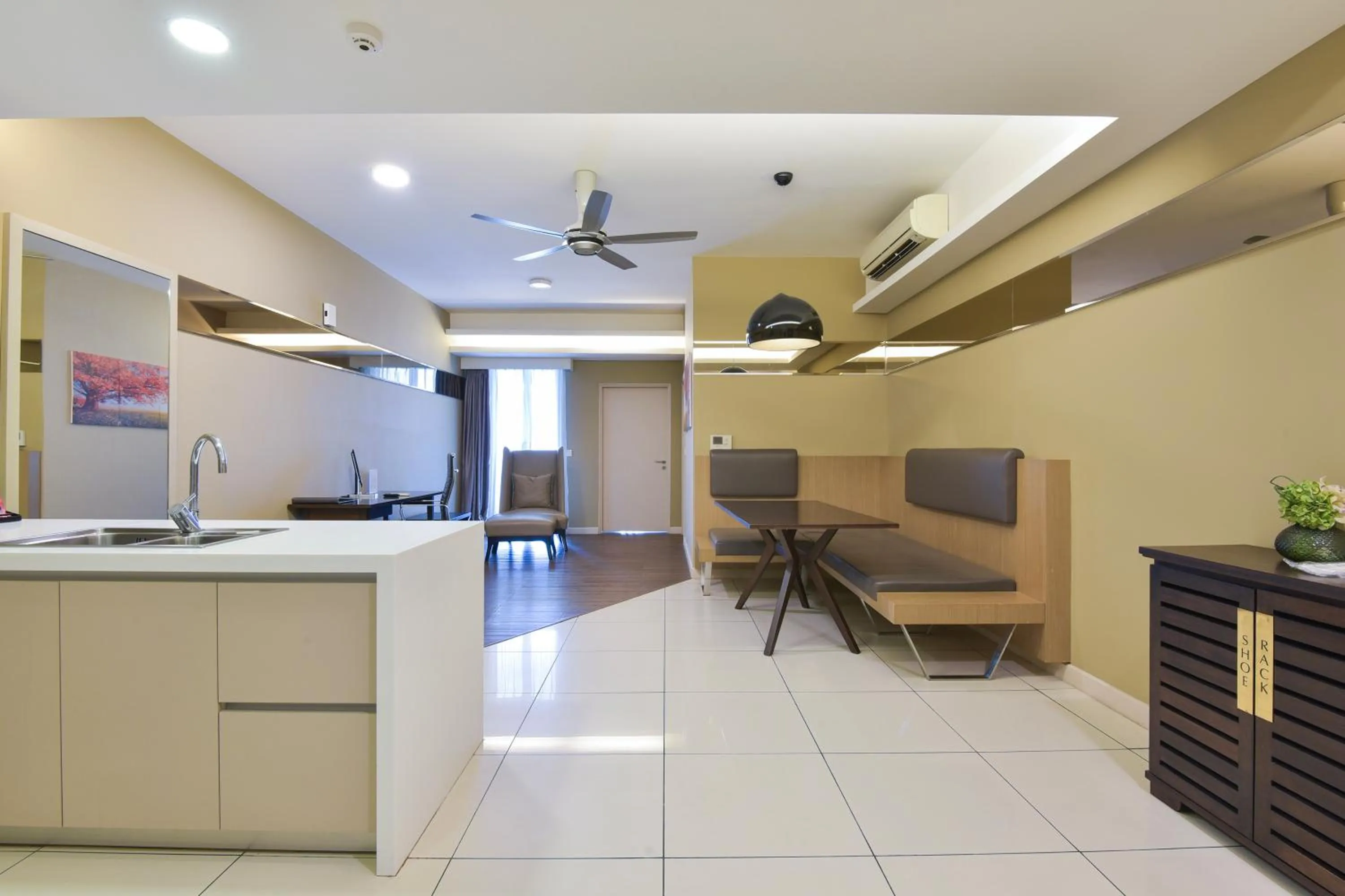 Living room in Sunday Hotel Near Petronas Twin Tower Formerly Suasana Suites