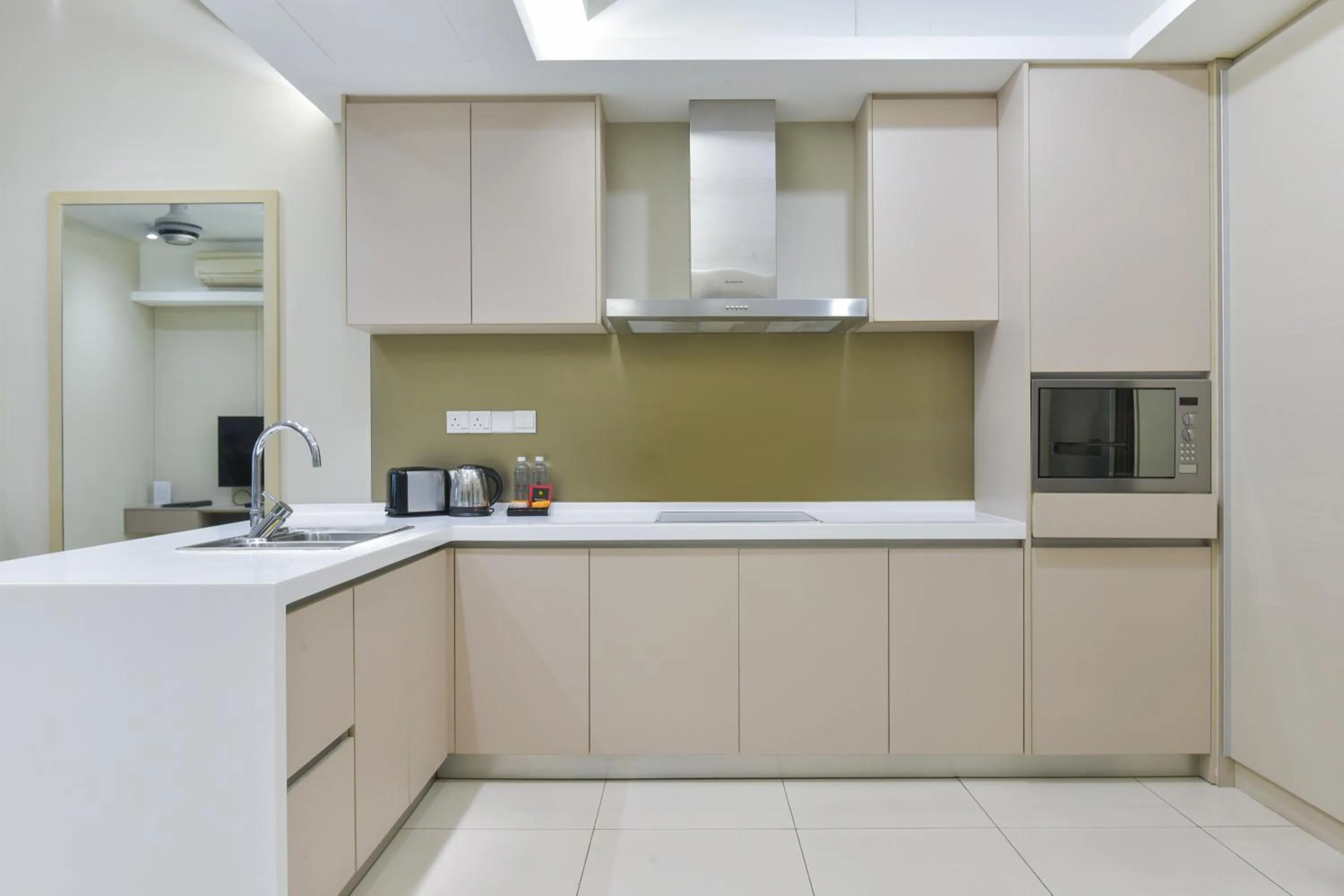 Kitchen or kitchenette in Sunday Hotel Near Petronas Twin Tower Formerly Suasana Suites