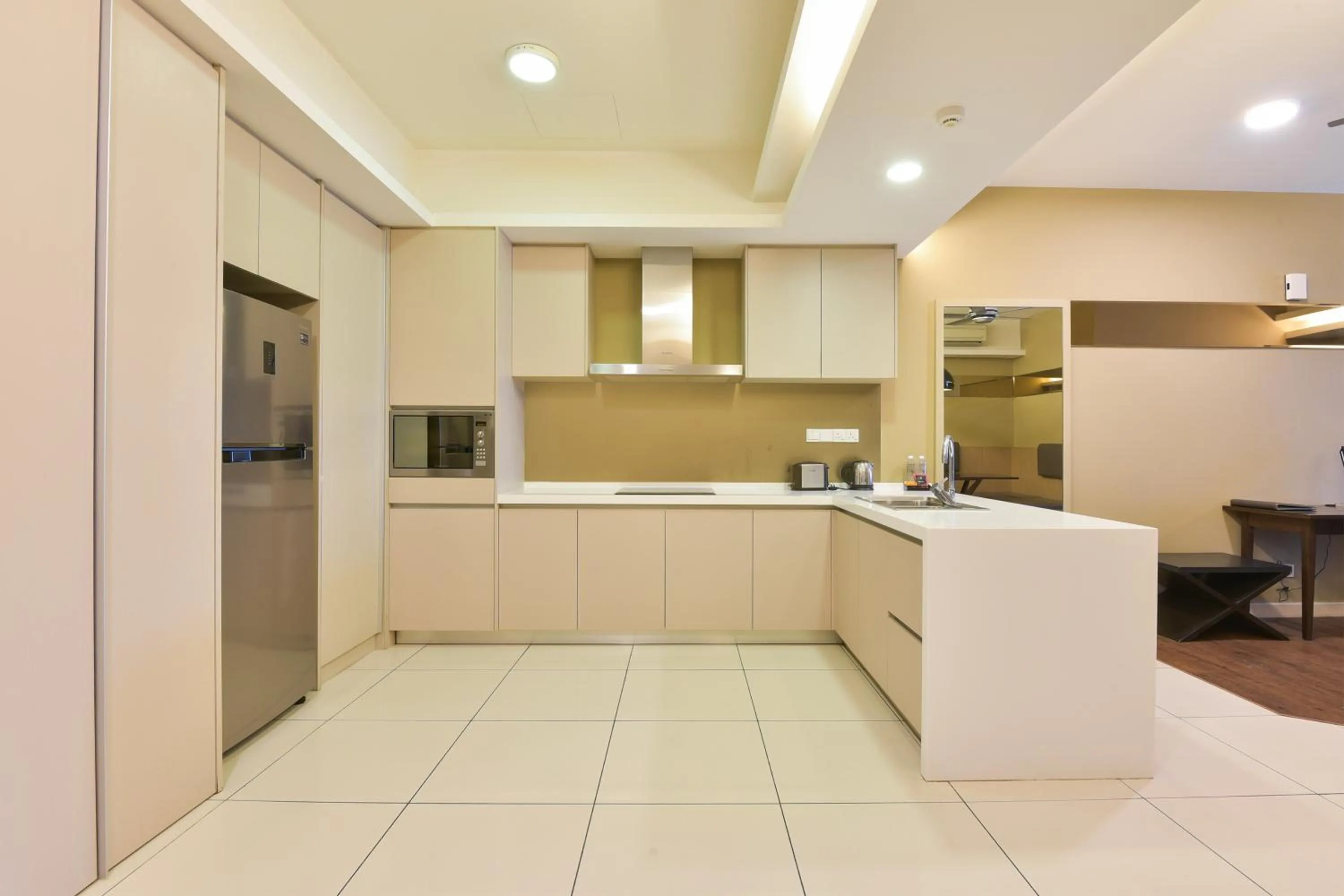 Kitchen or kitchenette in Sunday Hotel Near Petronas Twin Tower Formerly Suasana Suites