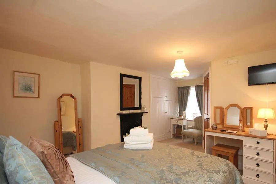 Bed in Dunster Mill House