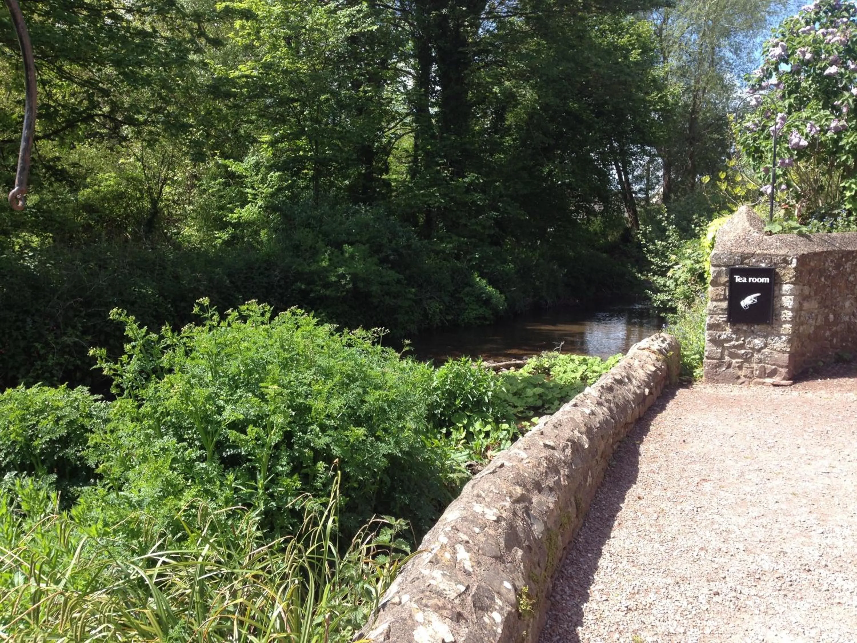 River view in Dunster Mill House