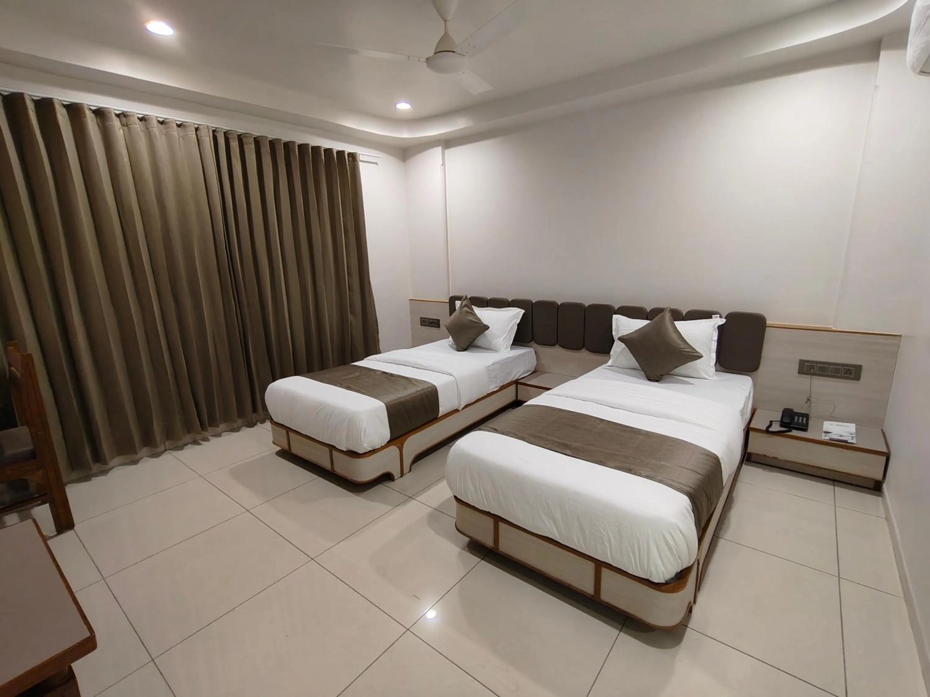 Bed in Hotel Kozar