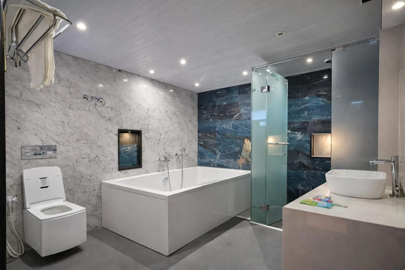 Bathroom in Hotel Carnival , Vijay Nagar Indore