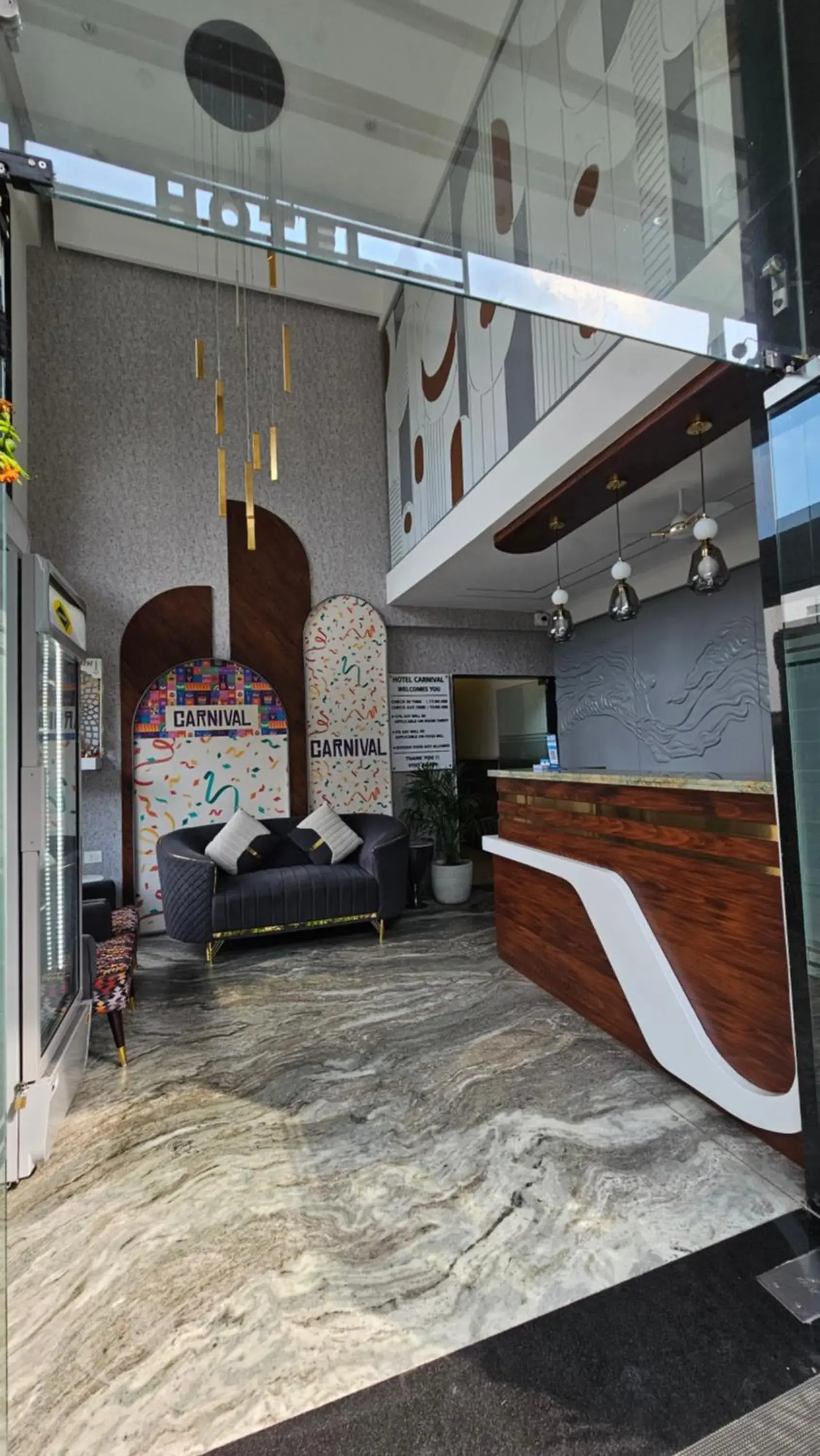 Lobby or reception in Hotel Carnival , Vijay Nagar Indore Lobby or reception in Hotel Carnival , Vijay Nagar Indore