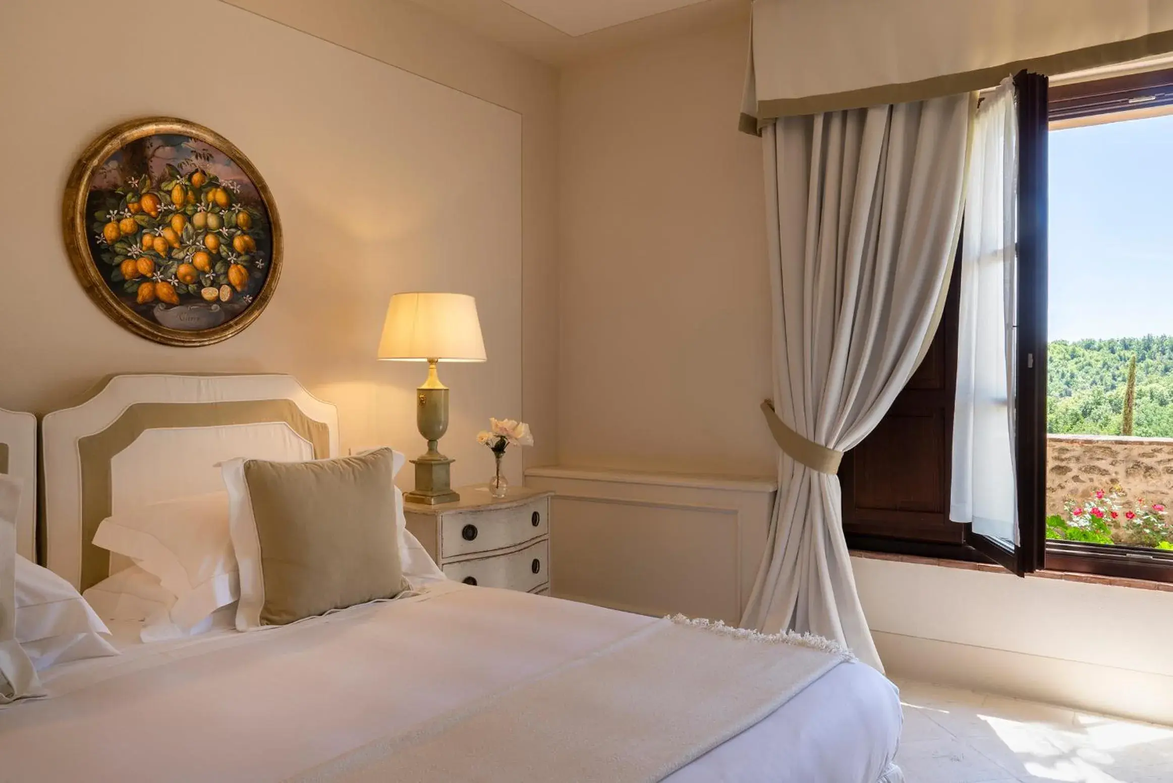 Bedroom, Bed in Wine Resort Dievole Bedroom, Bed in Wine Resort Dievole