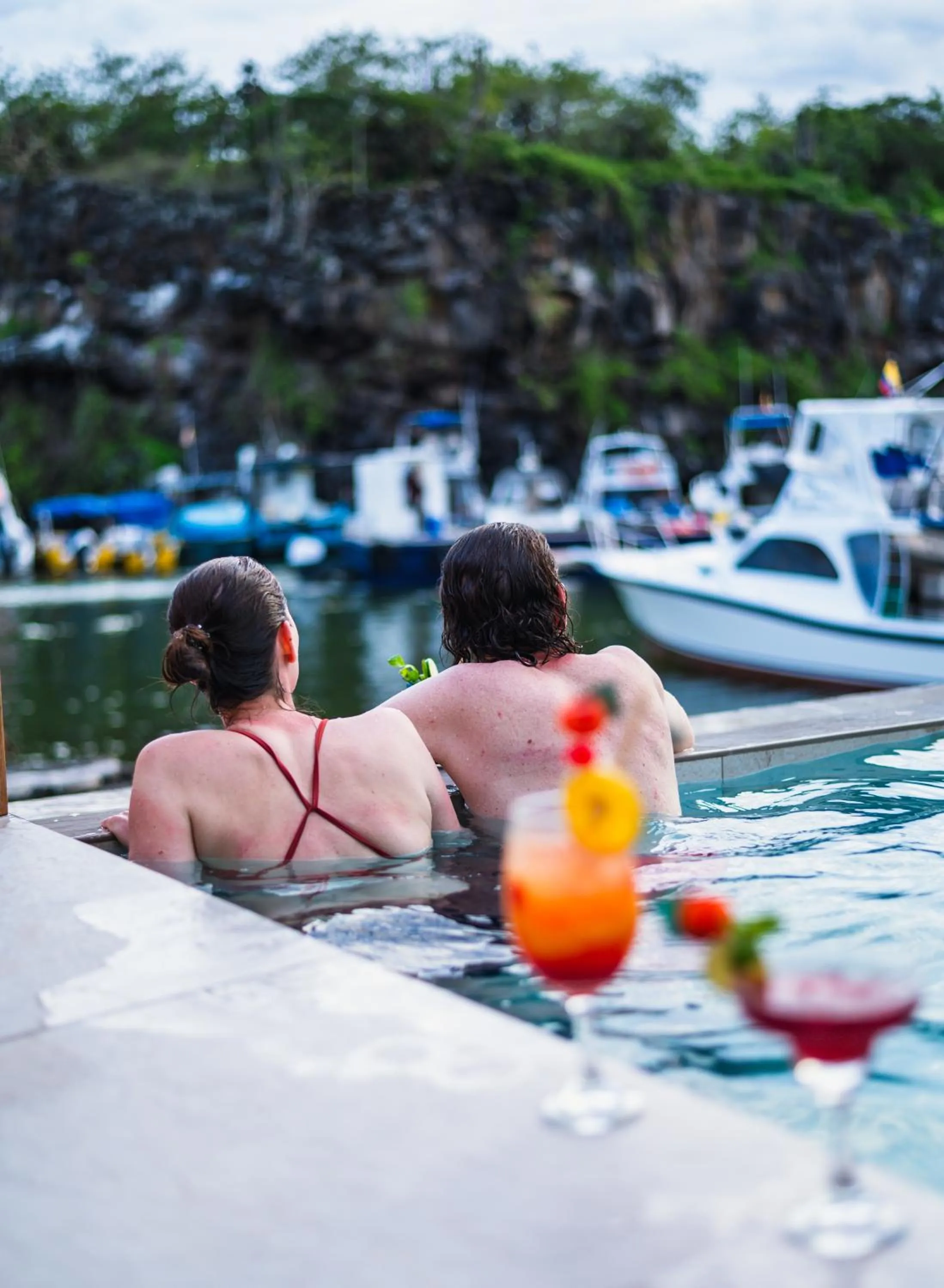 People in El Barranco Galapagos