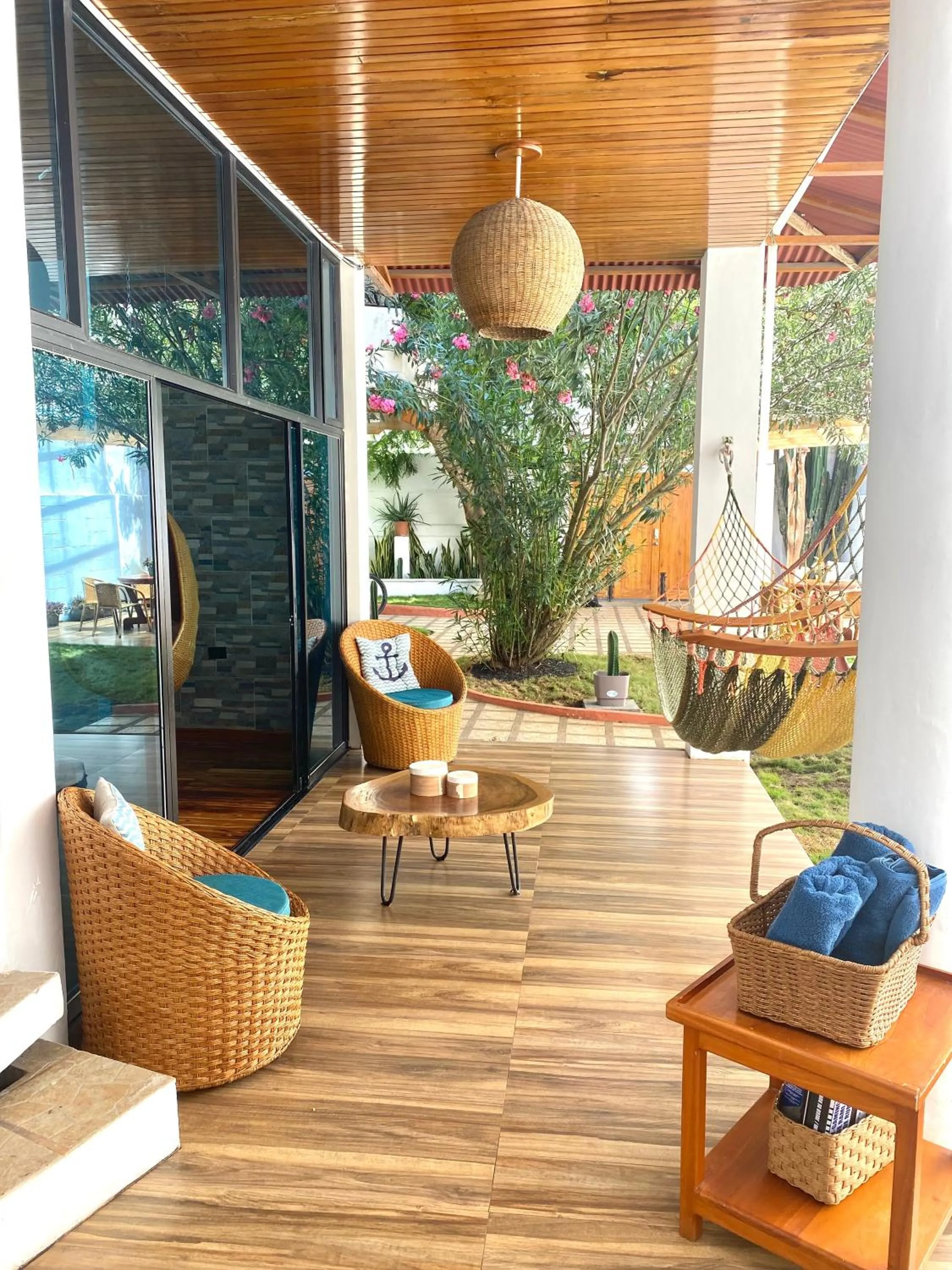 Seating area in El Barranco Galapagos